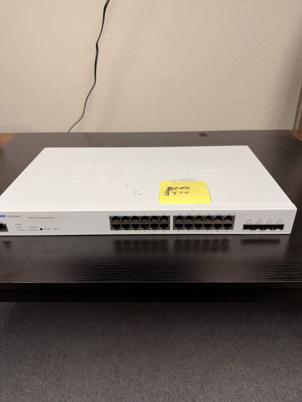 Sophos CS210 PoE 24-Port Network Switch CS210-24FP Working - Light wear