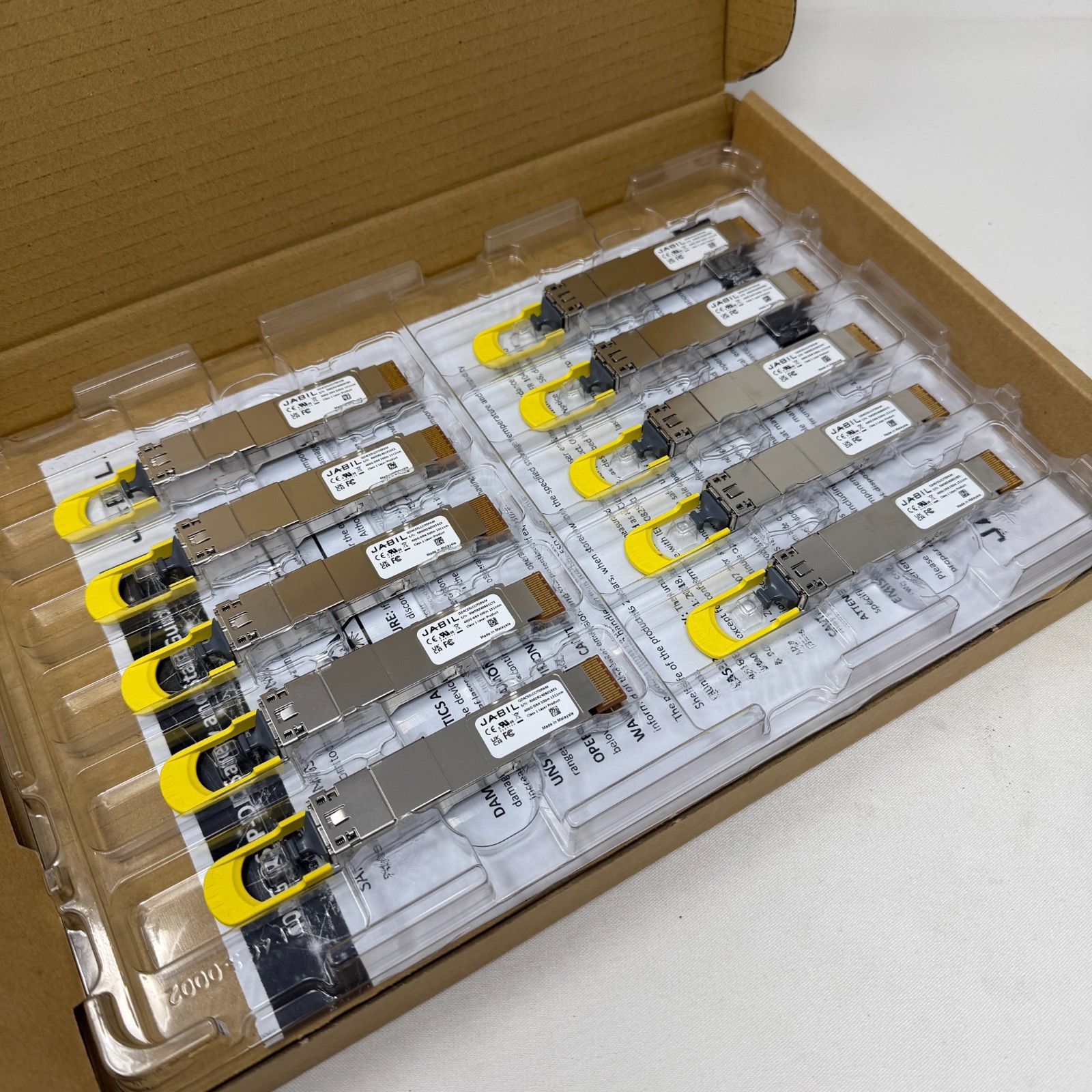 QTY 10 JABIL QD4CS3LCCIT0PAM 400G-DR4 500m 1311nm Class 1 Laser Product
