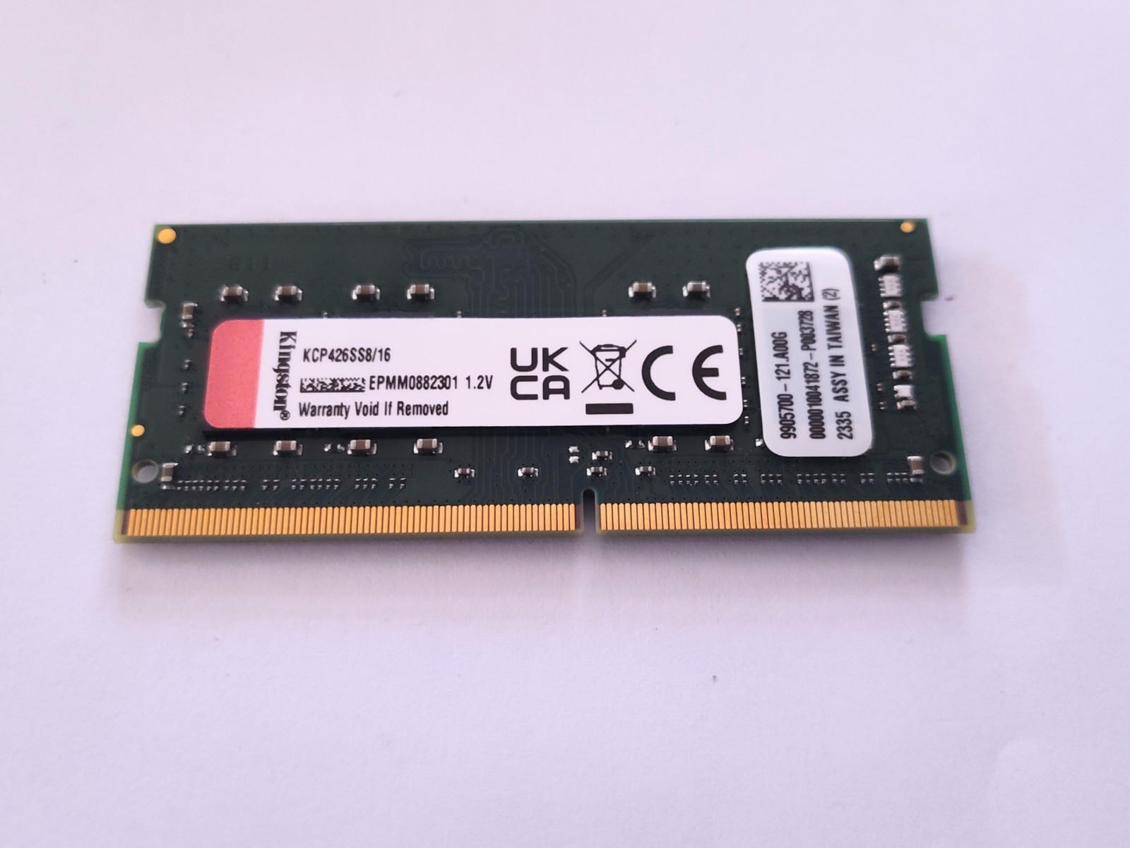 Kingston 16GB  DDR4 2666 SODIMM Memory RAM KCP426SS8/16 Laptop Module Guaranteed