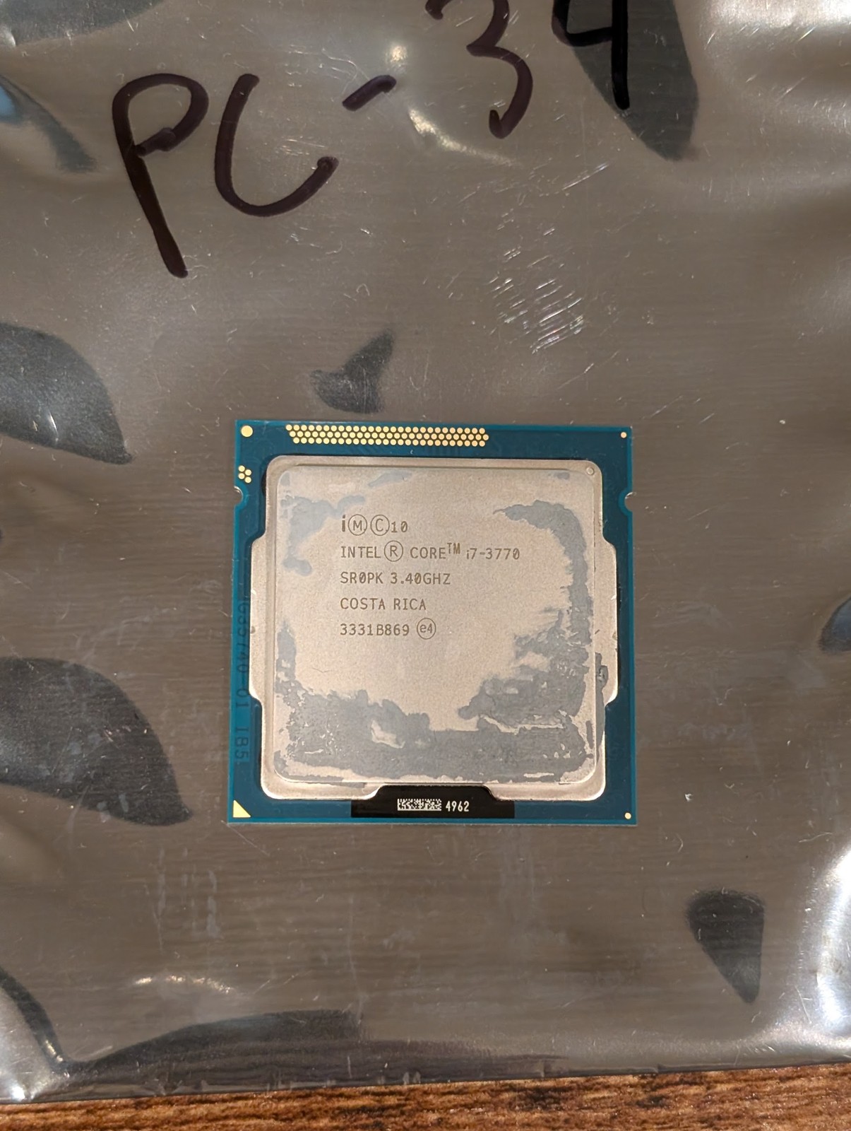 Intel Core i7-3770 3.40GHz Quad-Core LGA1155 CPU Processor SR0PK Untested Pull