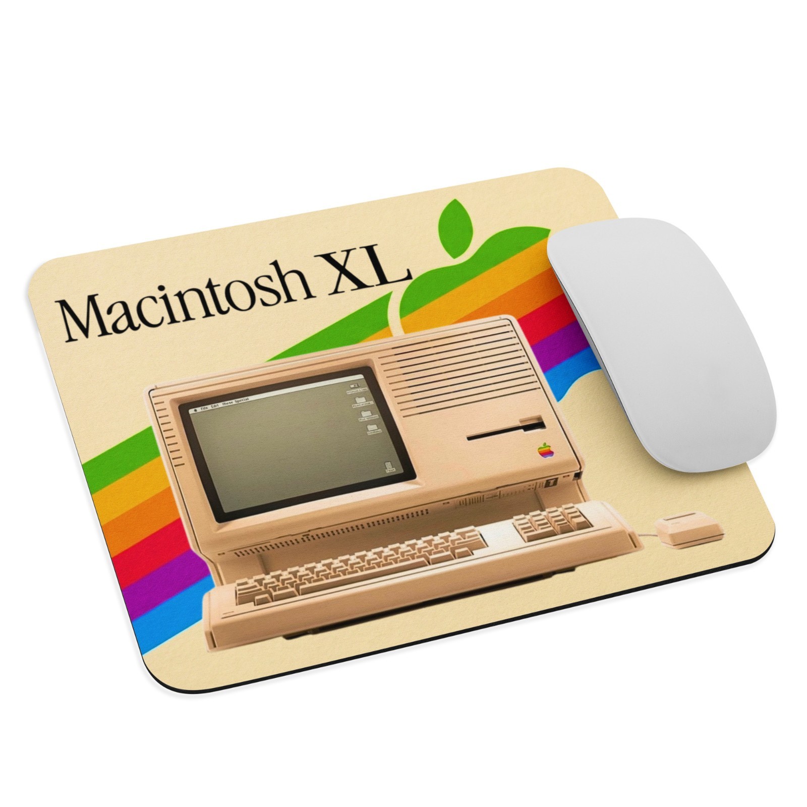Vintage Apple Macintosh XL - Retro Mouse Pad – Classic Computer   9.5" x 7.75"