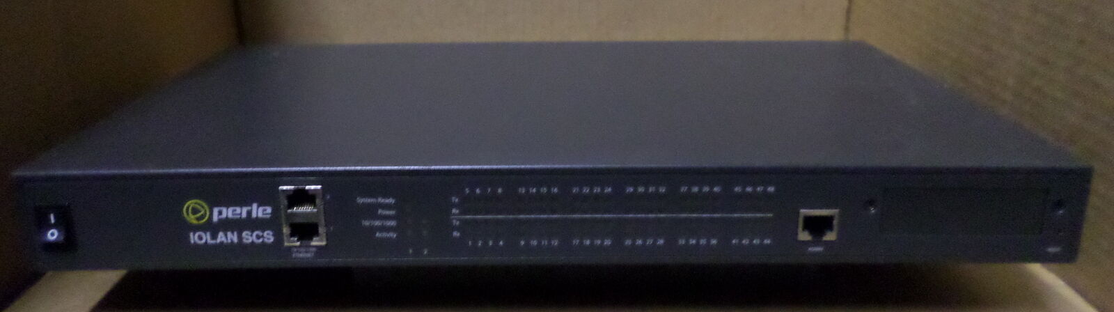 Perle SCS48C SAC IOLAN 48 port Single AC Dual Gigabit Ethernet Ports (6 Avail)