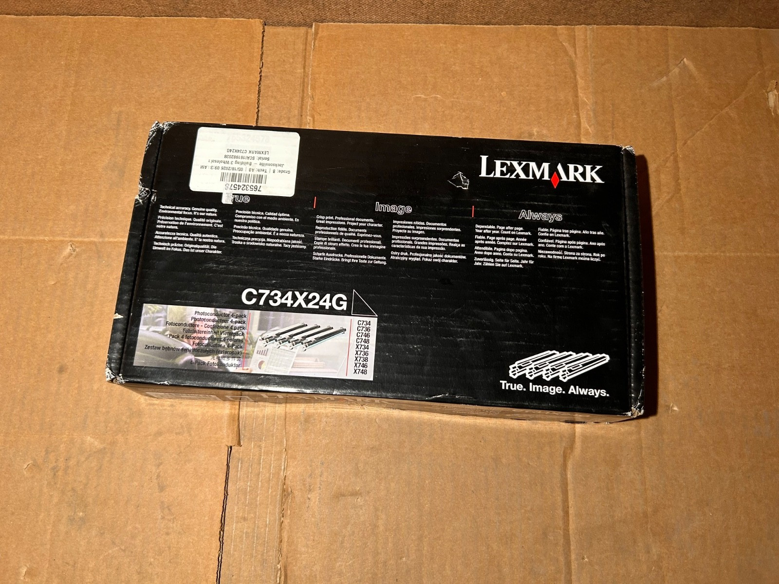Genuine/Original OEM Lexmark C734X24G Photoconductor