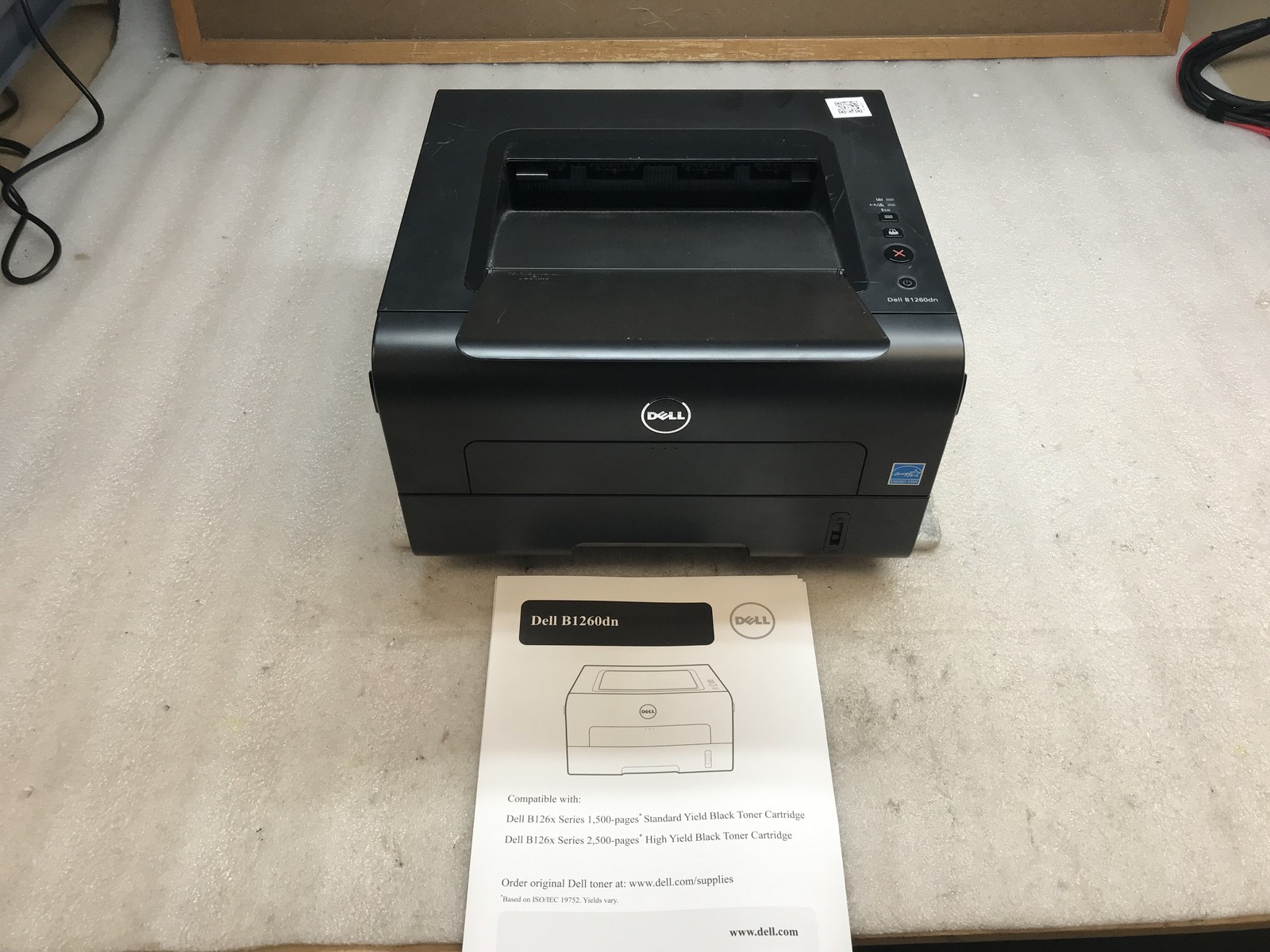 Dell B1260dn Monochrome Standard Laser Printer Only 1500 Pages w Toner