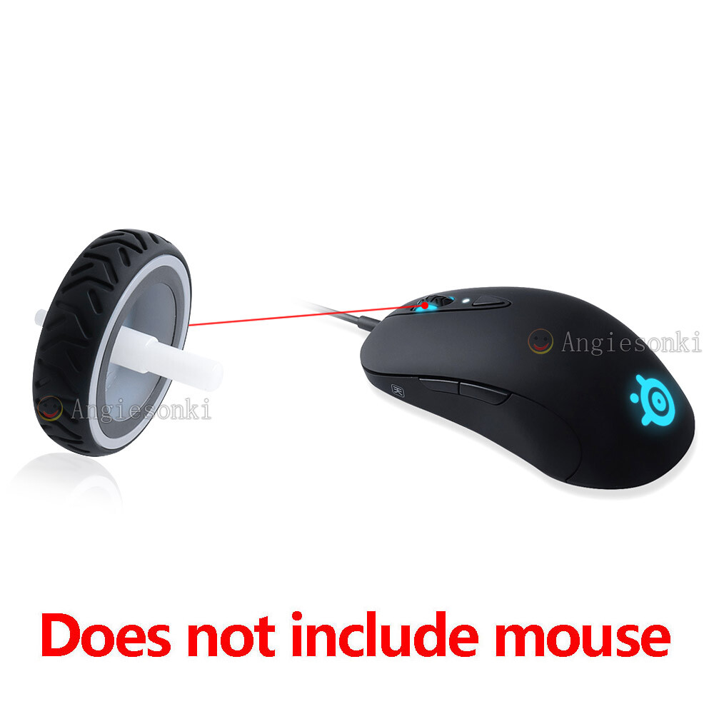 Mouse Top Shell Cover Scroll Wheel Replacement for Steel Series Sensei Ten 
