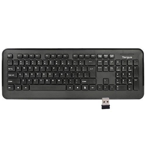 Lot of 10 NEW Targus 2.4GHz Wireless Slim USB Keyboard Windows 7/8/10 Mac