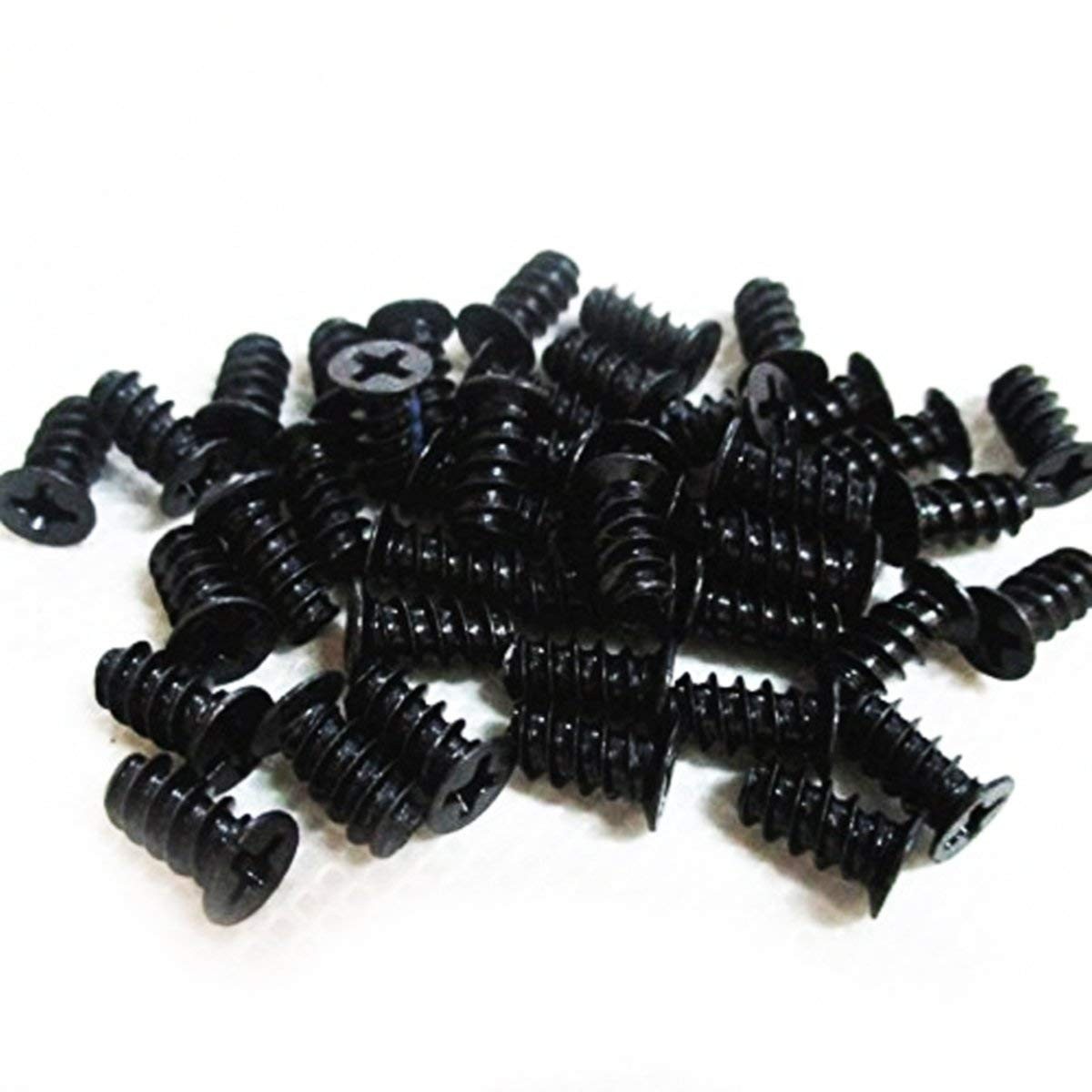 Durable Carbon Steel PC Fan Screws, 50 Pack for Multiple Fan Sizes (60-140mm)