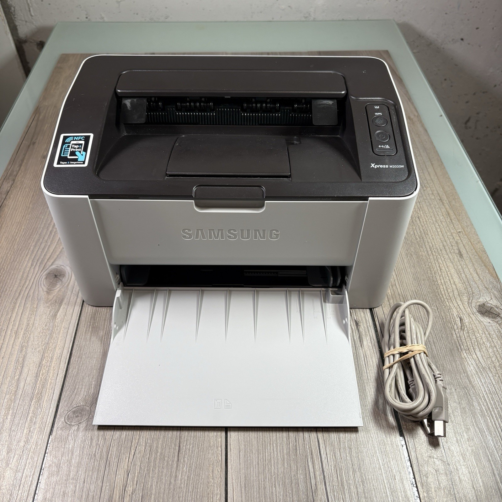 Samsung Xpress SL-M2024W M2024W Wireless Monochrome Laser Printer W/ USB Tested