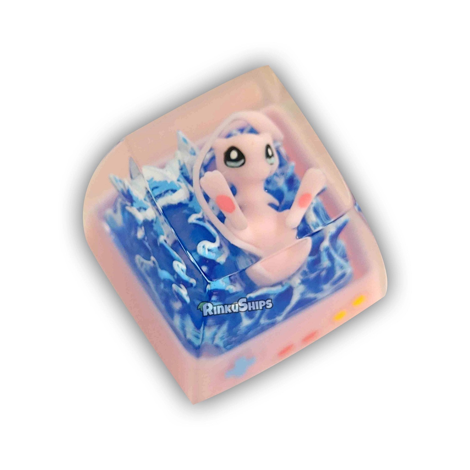 Mew Pokemon Keycap - Artisan Resin for Mechanical Keyboard