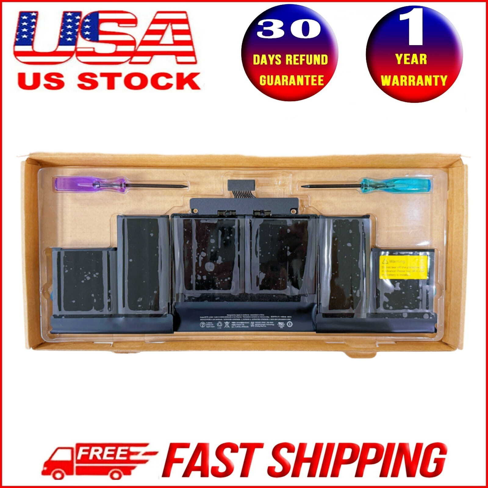 Genuine A1494 Battery for MacBook Pro 15"A1398 Mid 2015 2014 Late 2013 EMC2674