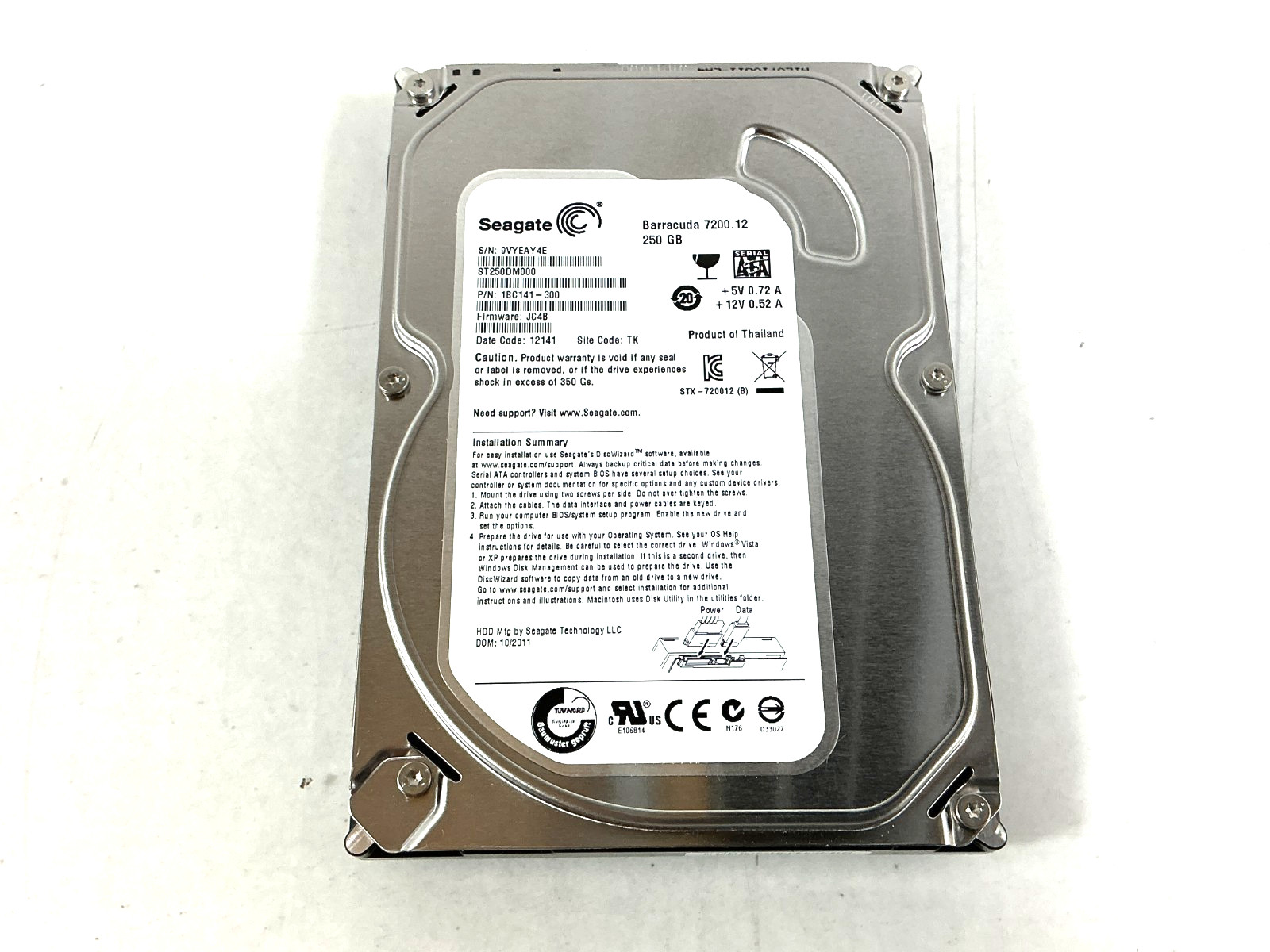 Seagate 250GB 3.5" SATA Desktop Hard Drive - ST250DM000