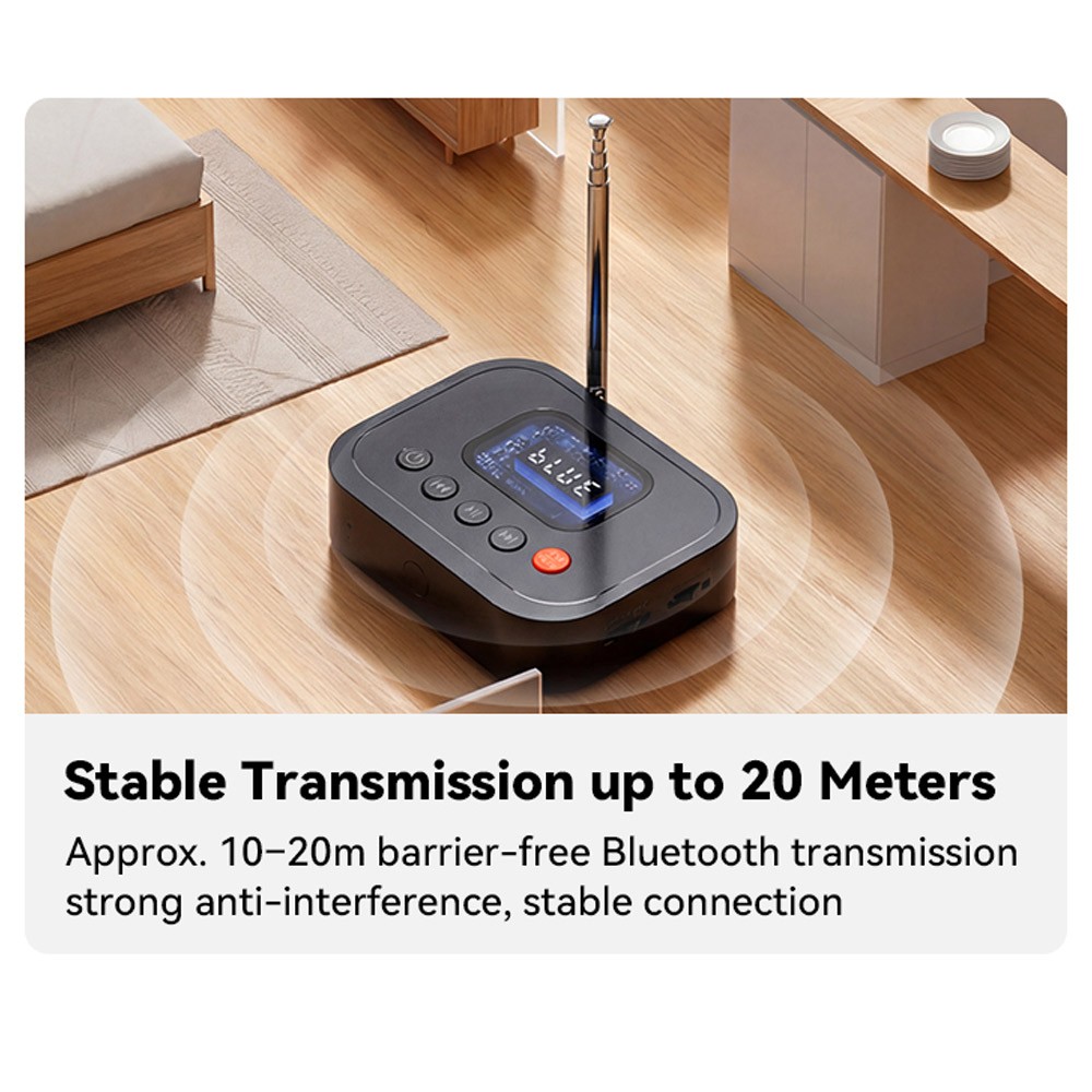 Bluetooth 6.0 Music Adater Receiver FM/AUX RCA USB Stereo for Wired Speaker AMP