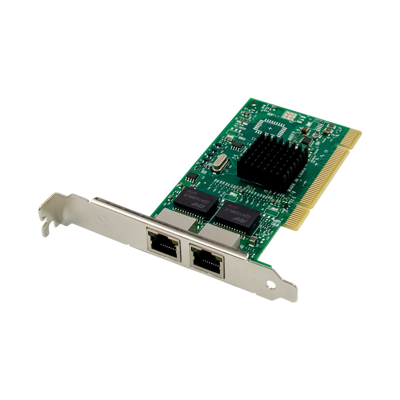 Dual RJ45 Port PCI Gigabit Server Network Adapter 1000Mbps with Intel 82546