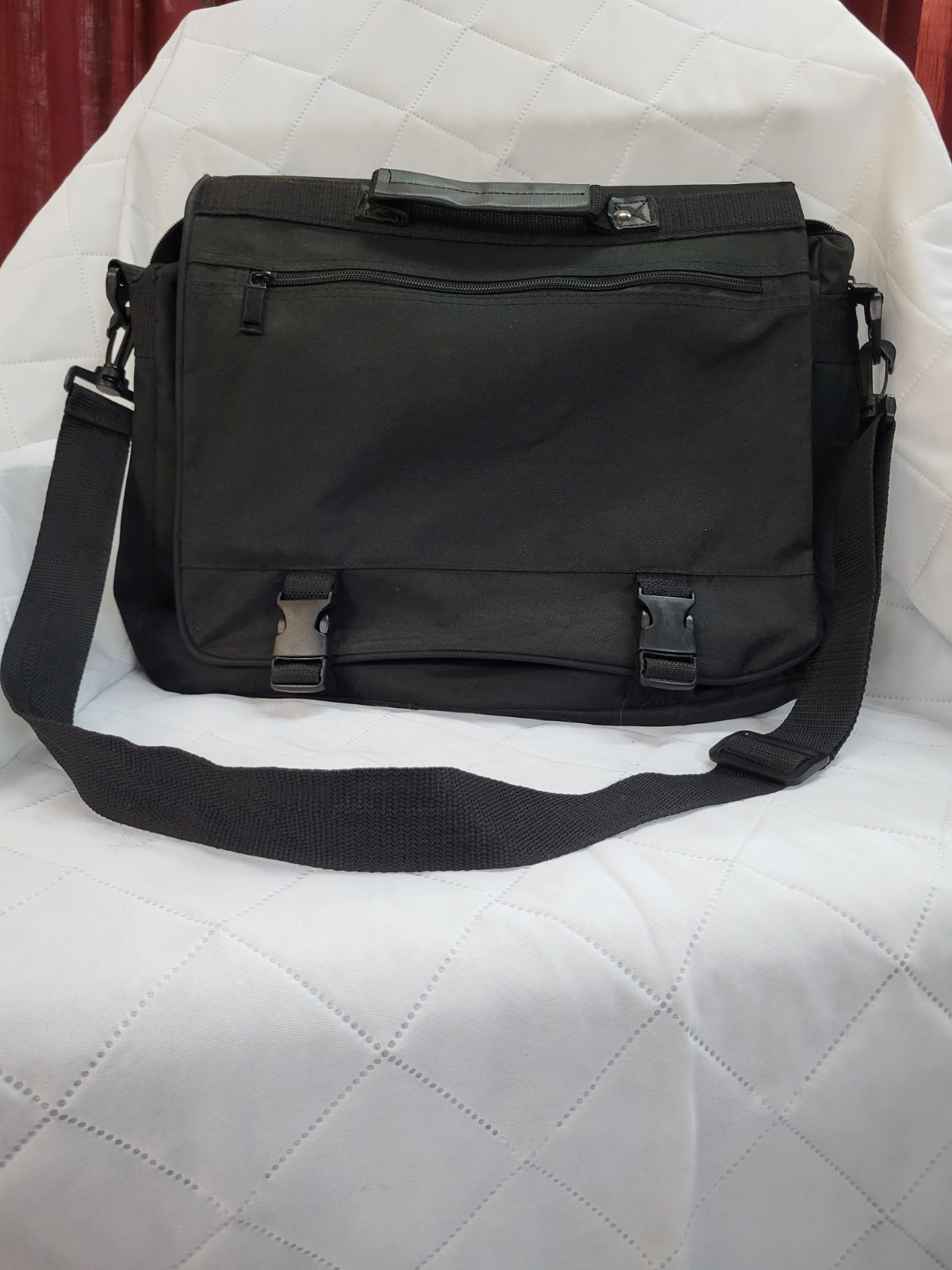 Black Messenger Computers  Bag