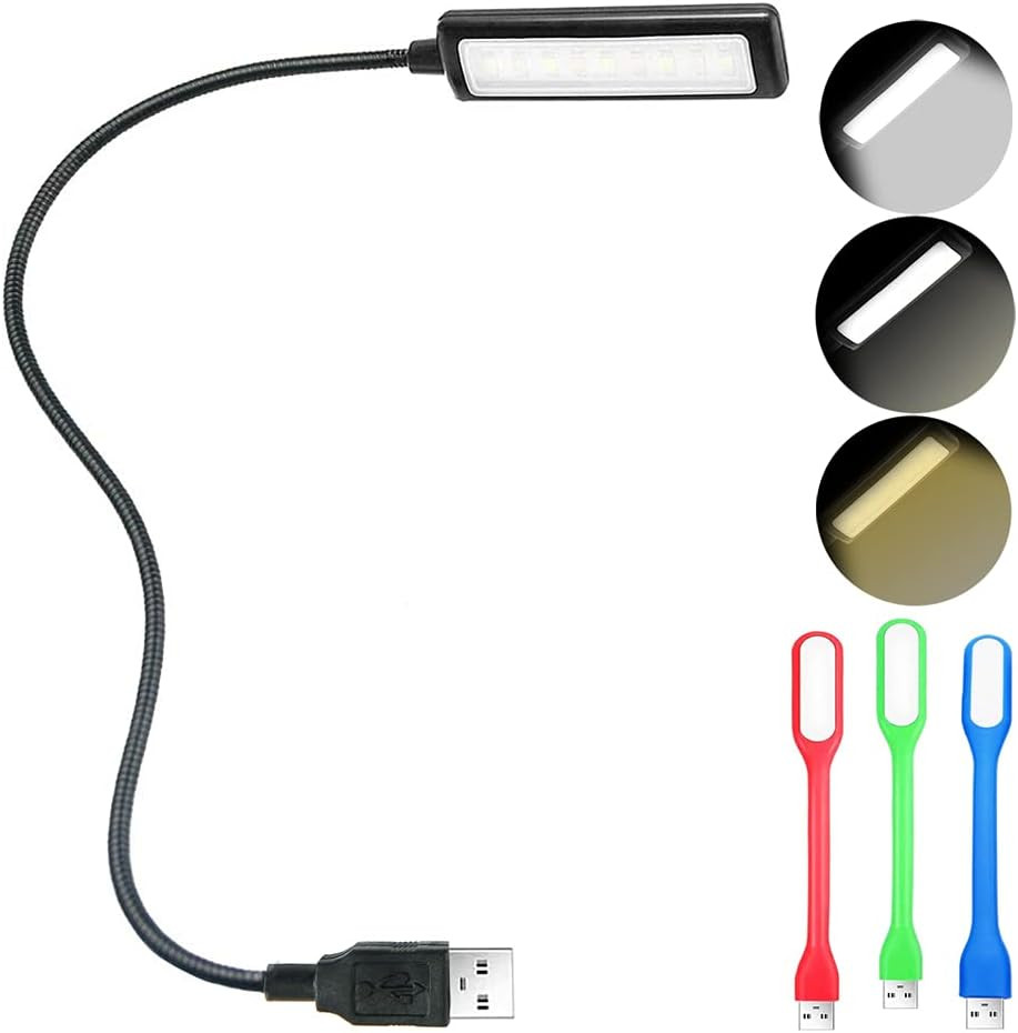 USB Reading Light, Laptop Keyboard Light for Computer Adjustable USB Lamp