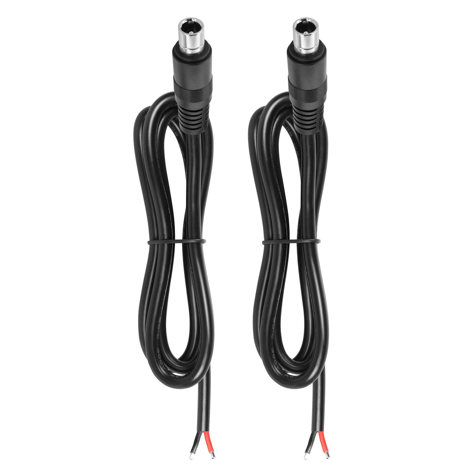2 PCS DC8020 Connector Pigtail Cable 8.0x2.0mm Male Plug Bare Open Wire 1M