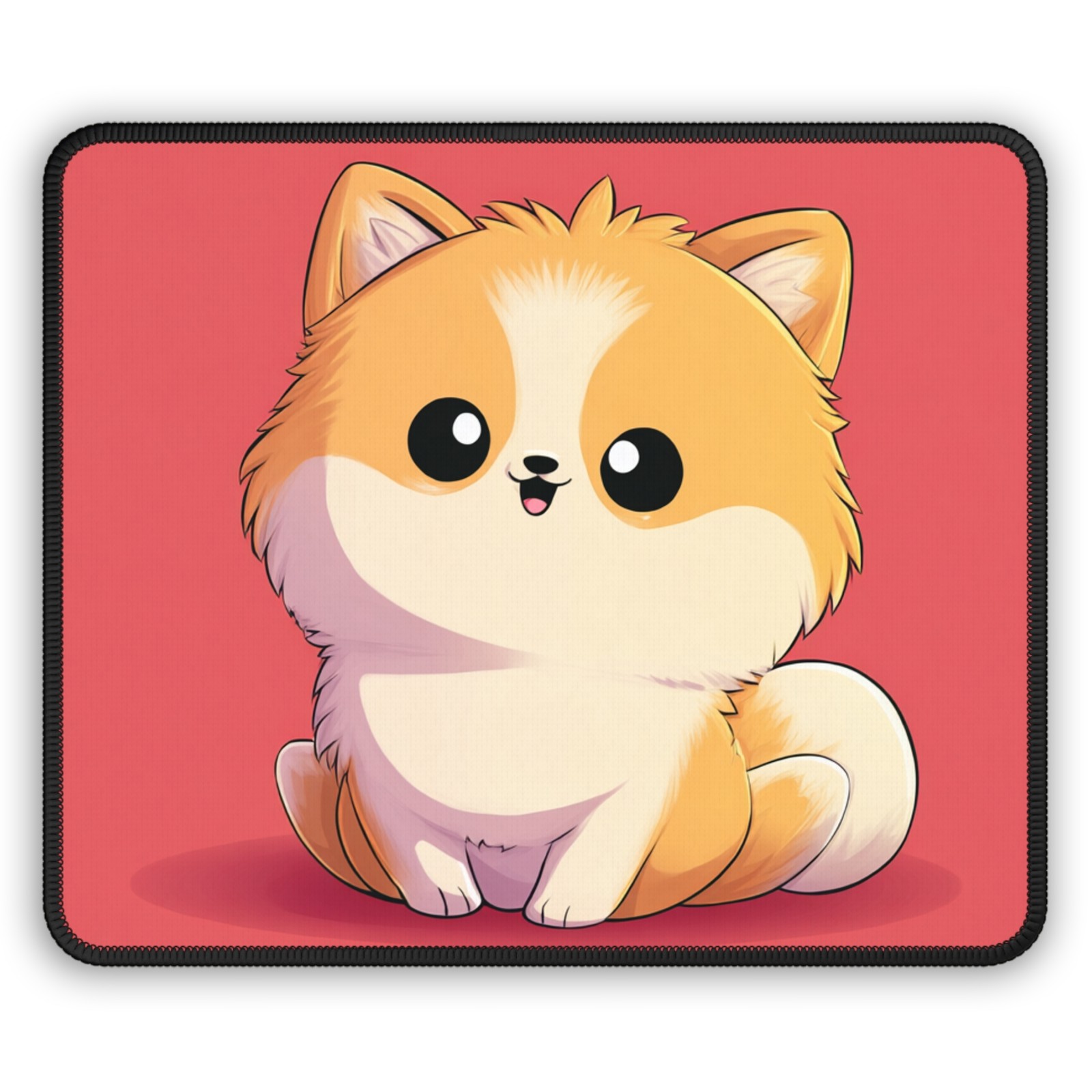 Cute Fluffy Pomeranian Mouse Pad | Kawaii Dog Gaming Pad