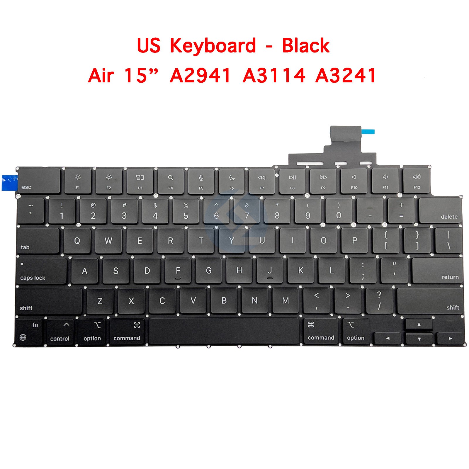 NEW US Black Keyboard for MacBook Air 15" A2941 M2 A3114 M3 A3241 M4