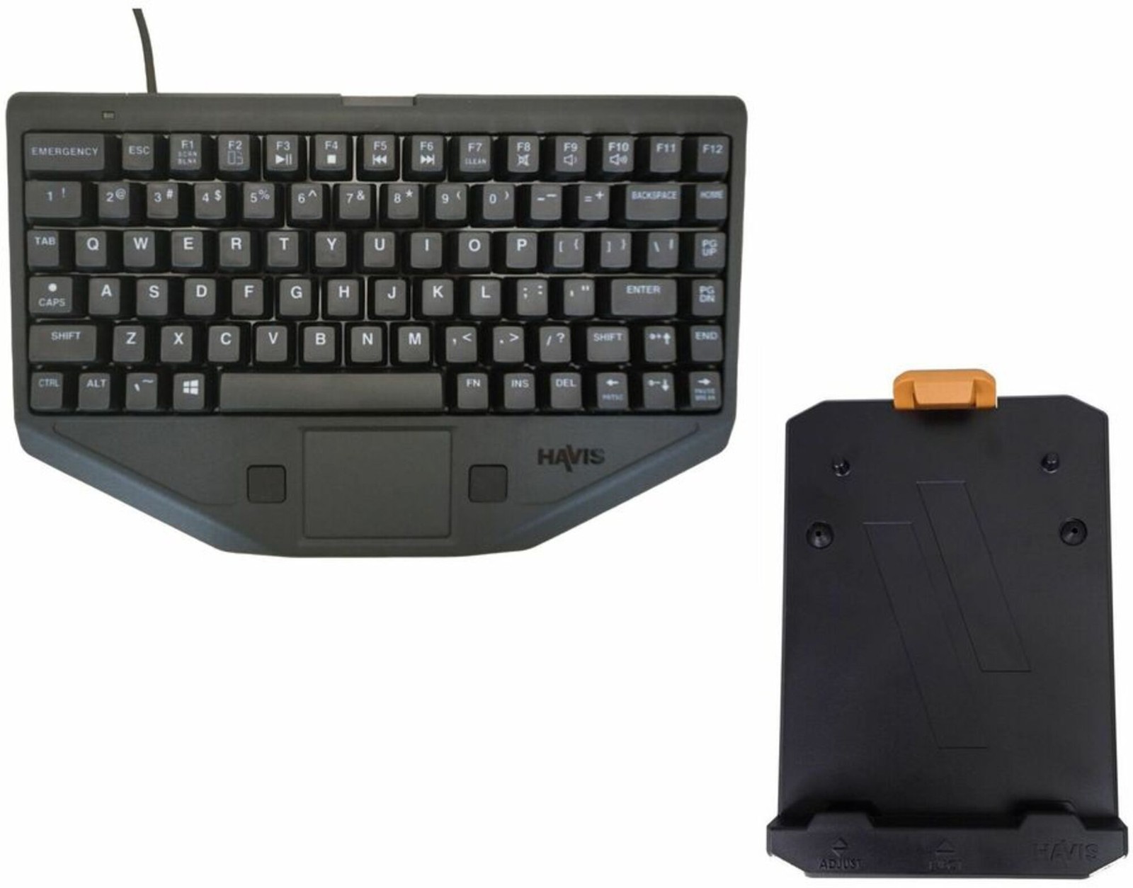Havis - PKG-KB-2003 - Havis Keyboard - Cable Connectivity - USB 2.0 Interface -