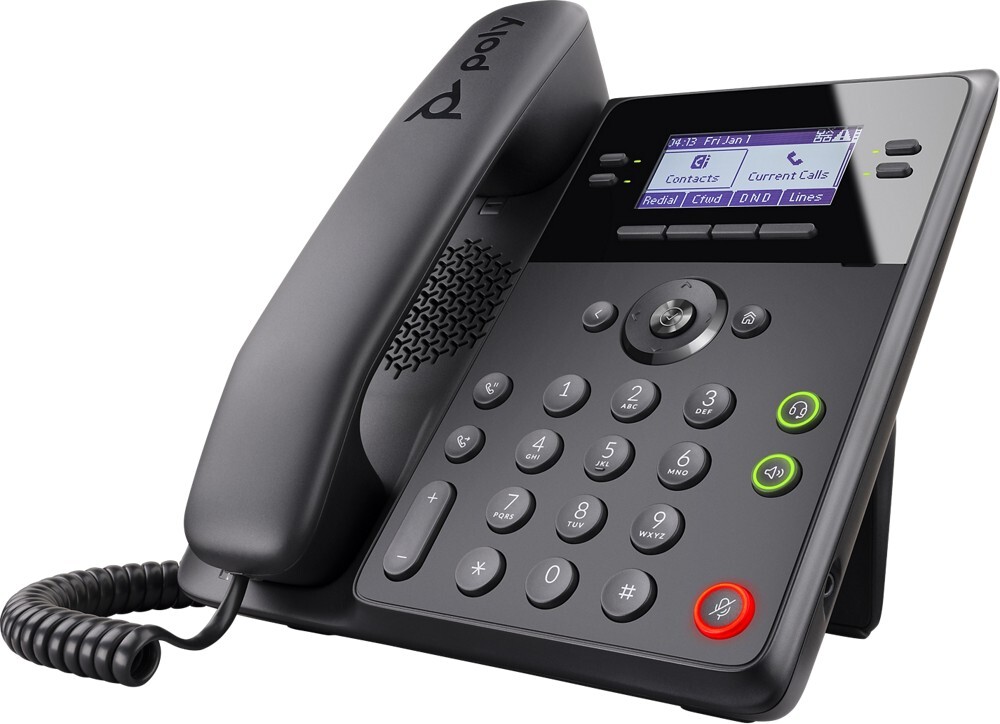 NEW Poly Edge B20 IP Phone Corded Corded Desktop Wall Mountable 220049825025