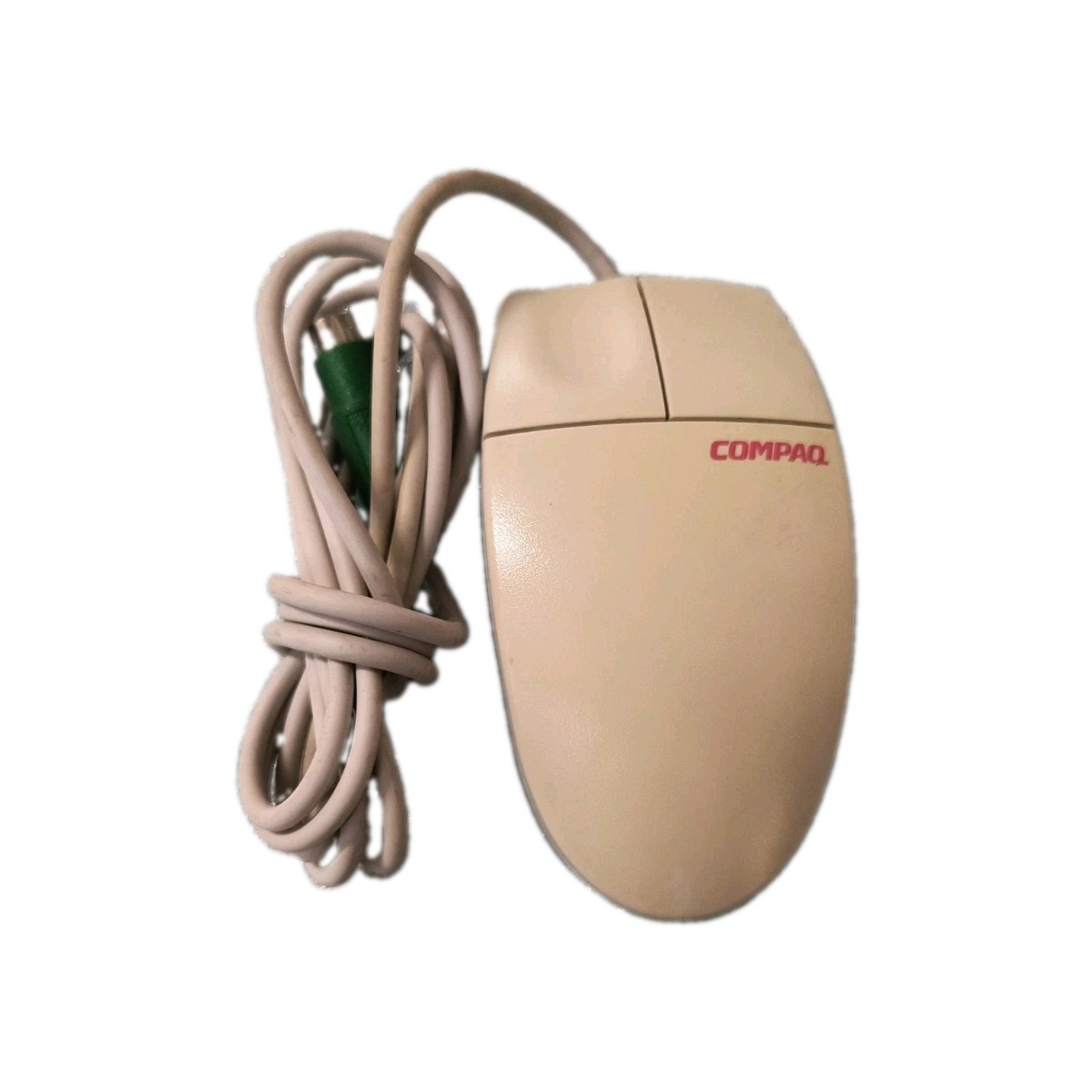 VINTAGE COMPAQ M-S34 2 BUTTON PS2 MECHANICAL MOUSE RM3-SB4-11