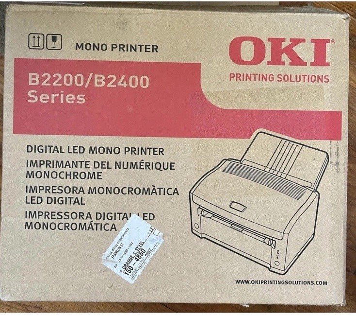 OKI B2200 Monochrome Workgroup LED Printer 43641701
