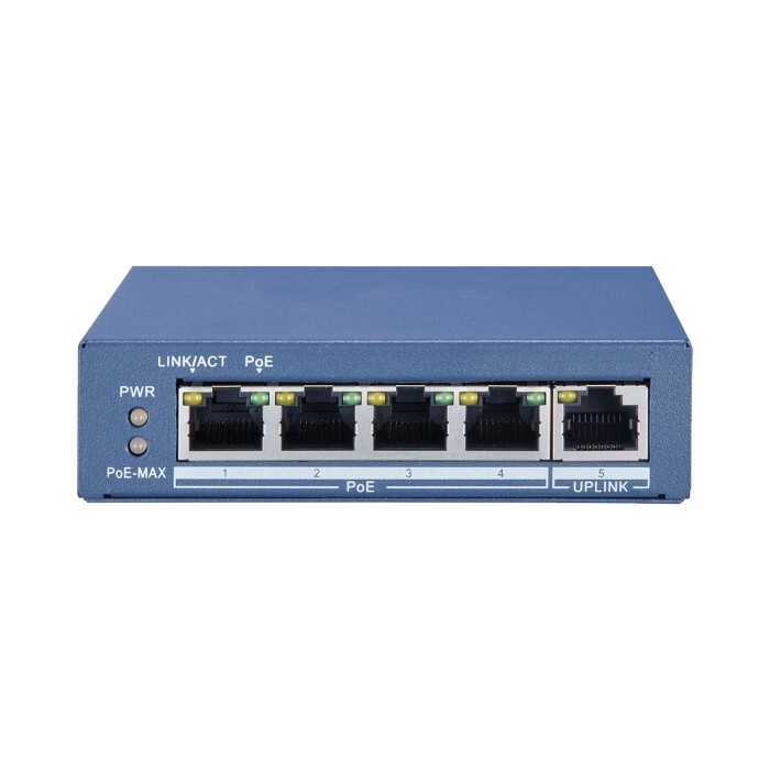 LT Security POE-SW401N 4-Port 10/100Mbps Auto-MDIX PoE Switch