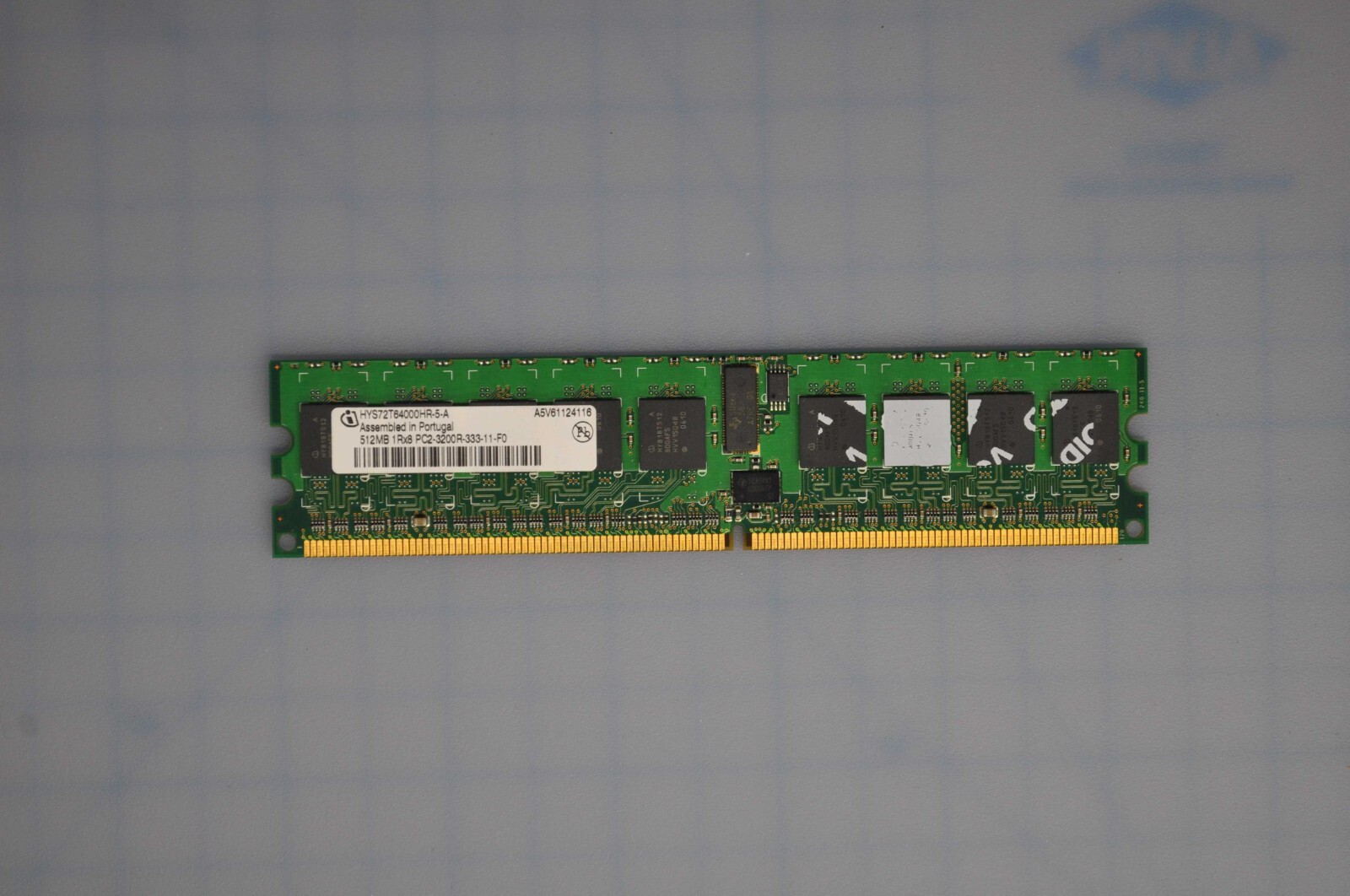 Hynix 512MB PC2 DDR2-400MHz DIMM Single Rank Memory Grade A HYS72T64000HR-5-A