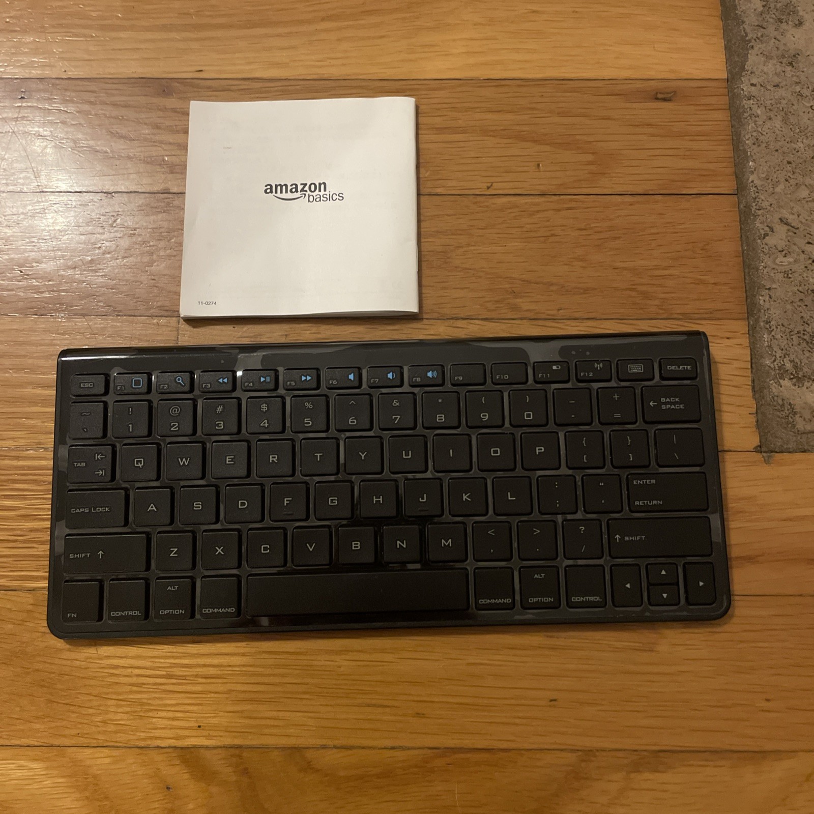 Amazon Basics KT-1267 Bluetooth Keyboard For Android Devices Kindle Kindle Fire