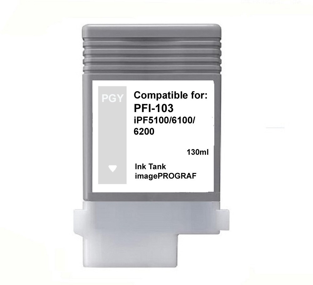 PFI-103 PGY Photo Gray Ink Cartridge Fit Canon iPF  5100 6100 6200 PFI-103PGY