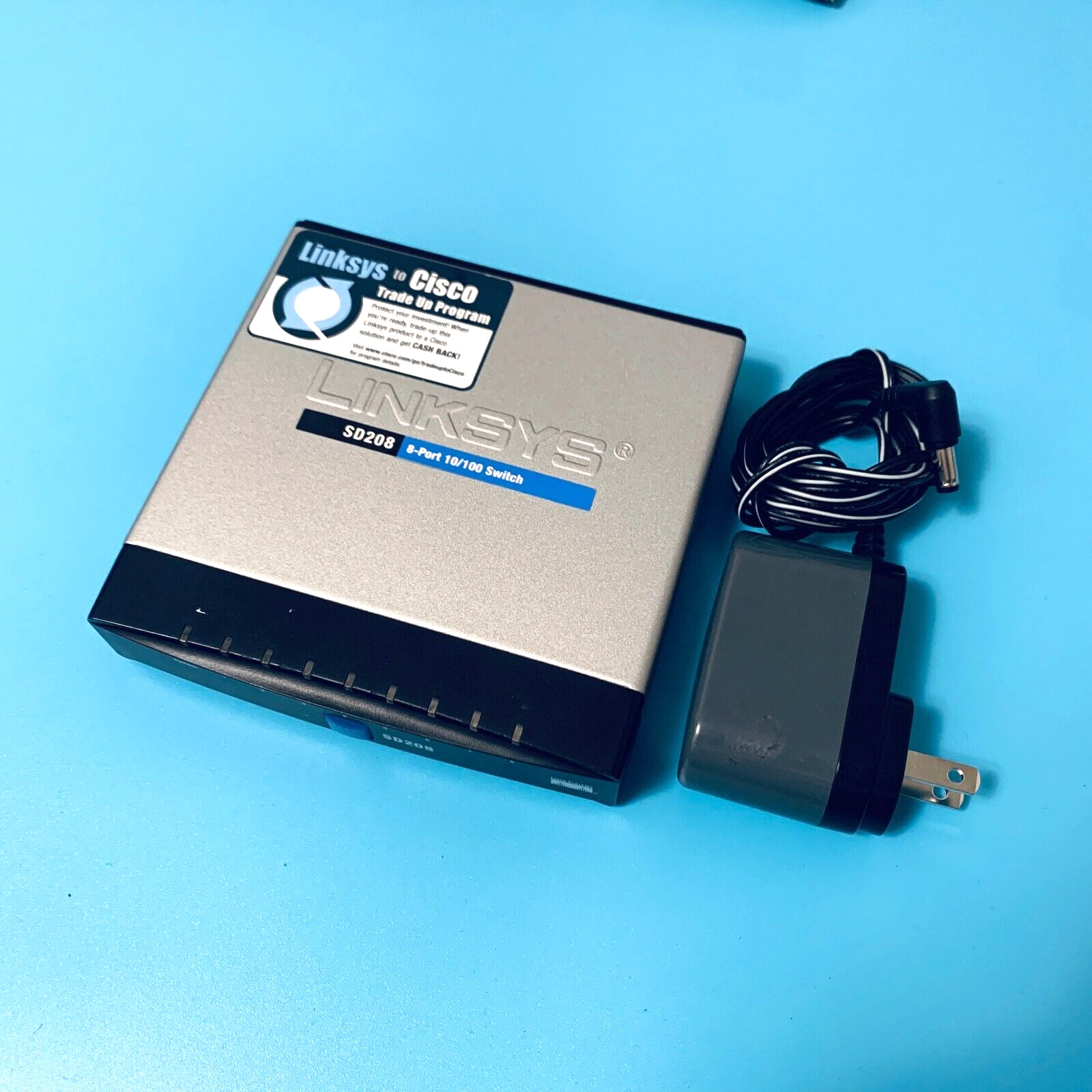 LINKSYS CISCO SD208 Ver 1.2 8-Port 10/100Mbps Network Ethernet Switch