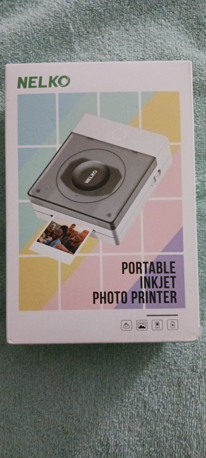 Nelko Portable Inkjet Photo Printer with extra photo paper