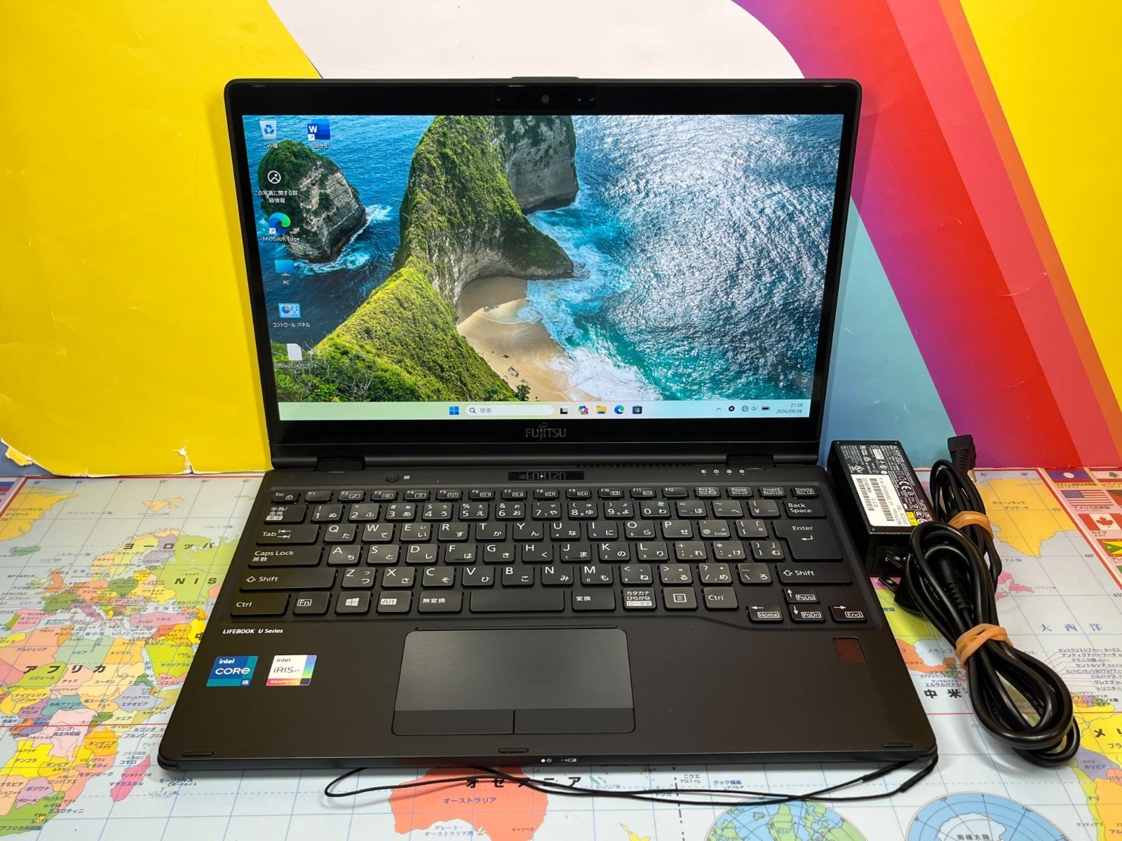 Fujitsu LIFEBOOK U9311X/F Laptop Notebook PC 8GB Windows 11 Core i5 Webcam Used