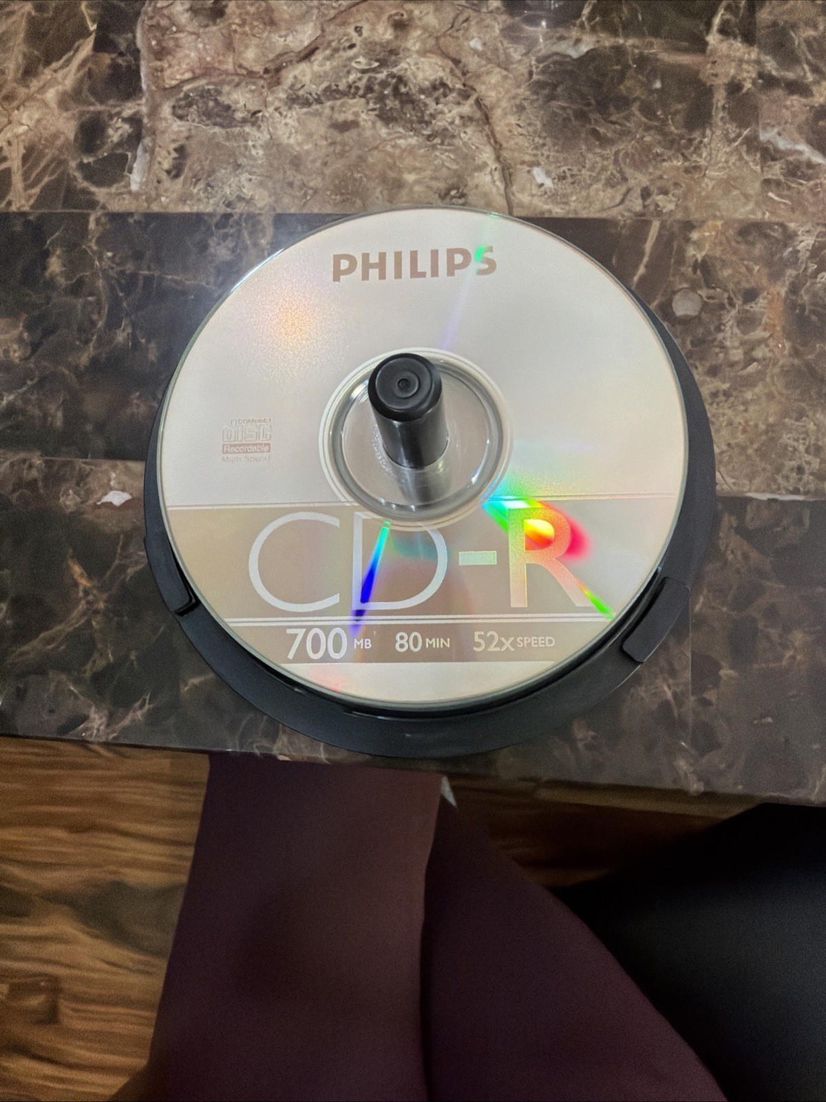 Philips CD-R 12 Pack Blank Recordable Discs 700MB 80 Min 52x  OPEN BOX 