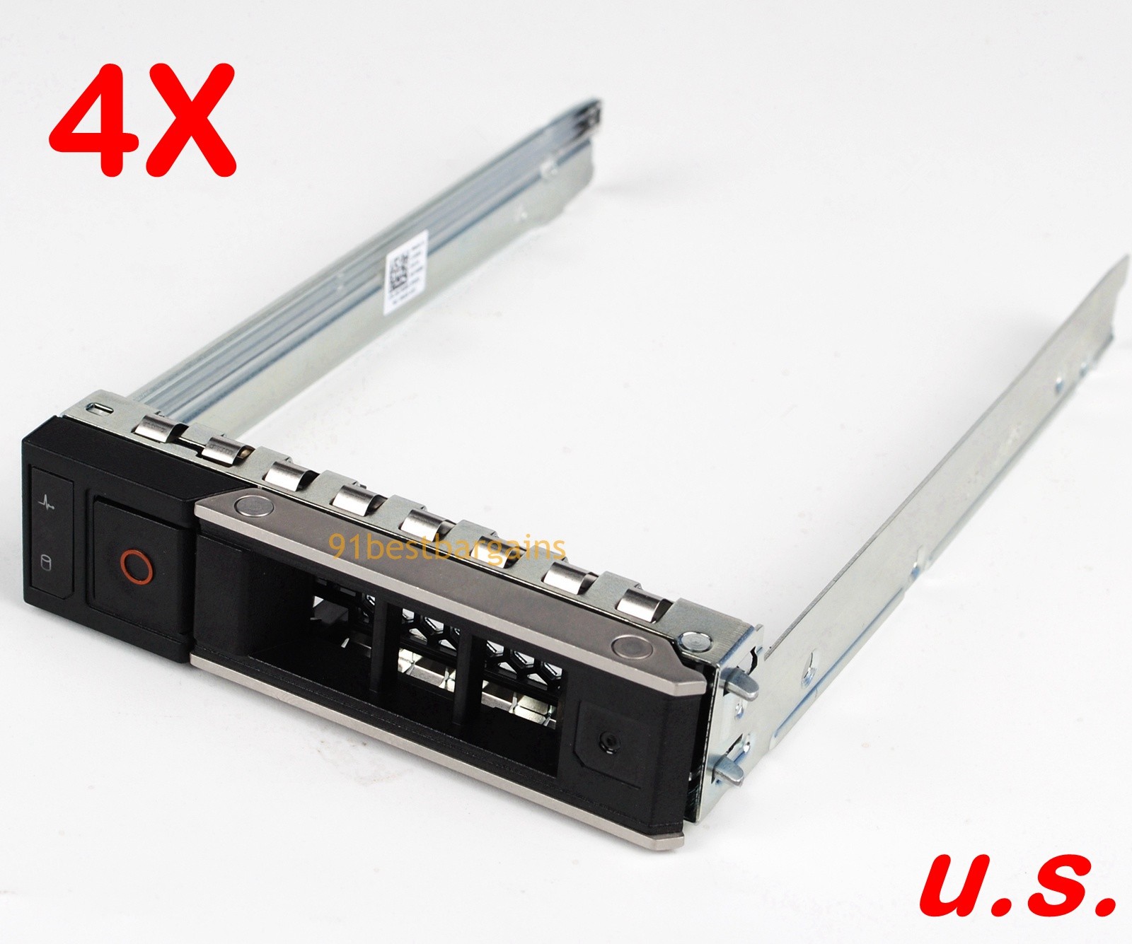4PCS X7K8W 3.5IN HDD Tray Caddy For Dell Gen 14 Server R440 R640 R740 R940 R6415