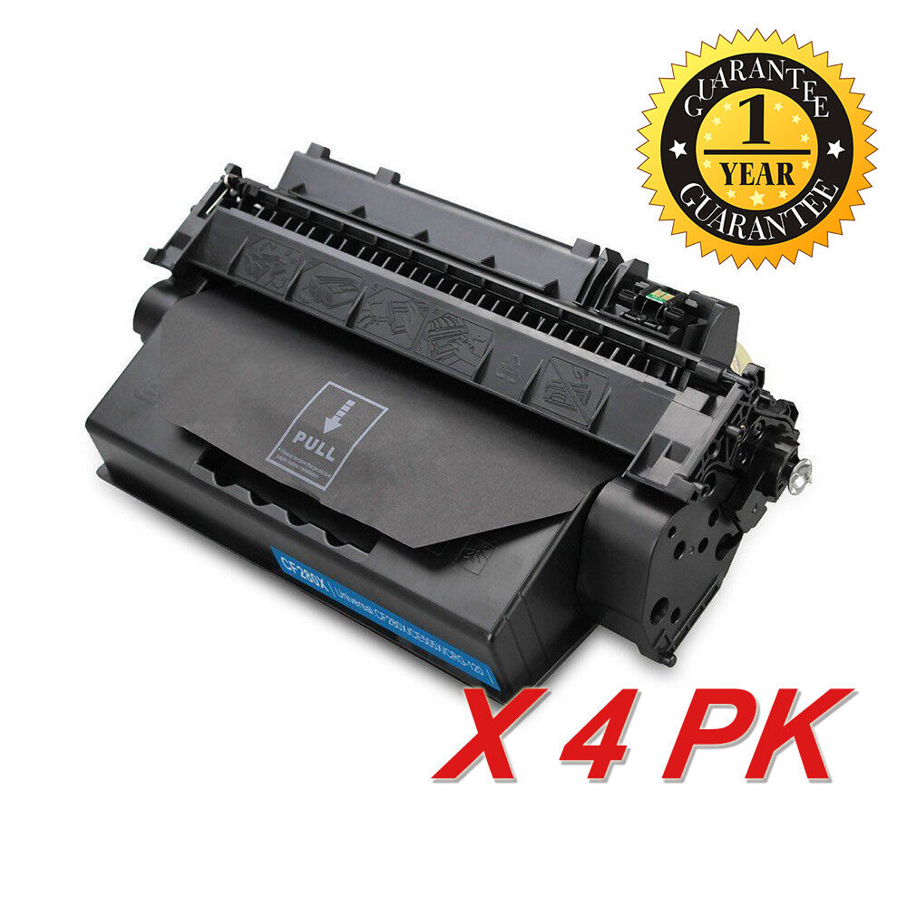 4 pcs CF280X 80X Toner Combo for HP LaserJet Pro 400 M401n M401dn High Yield
