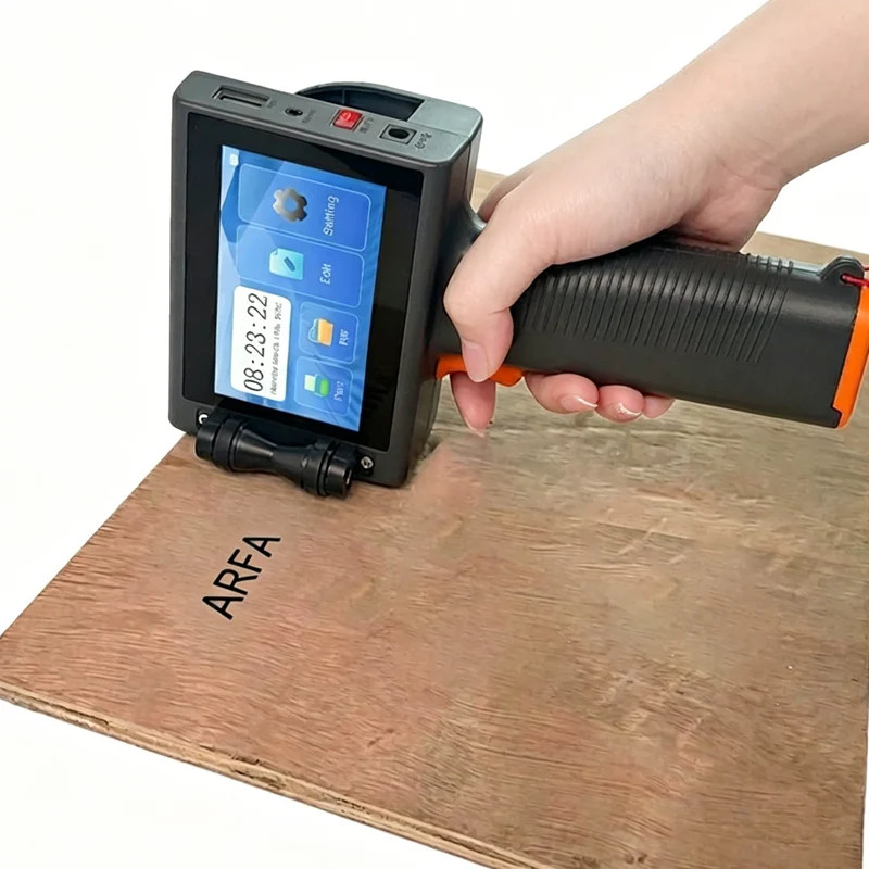Handheld Inkjet Coder for Packaging Date Coding on Carton Box Plastic Pouch