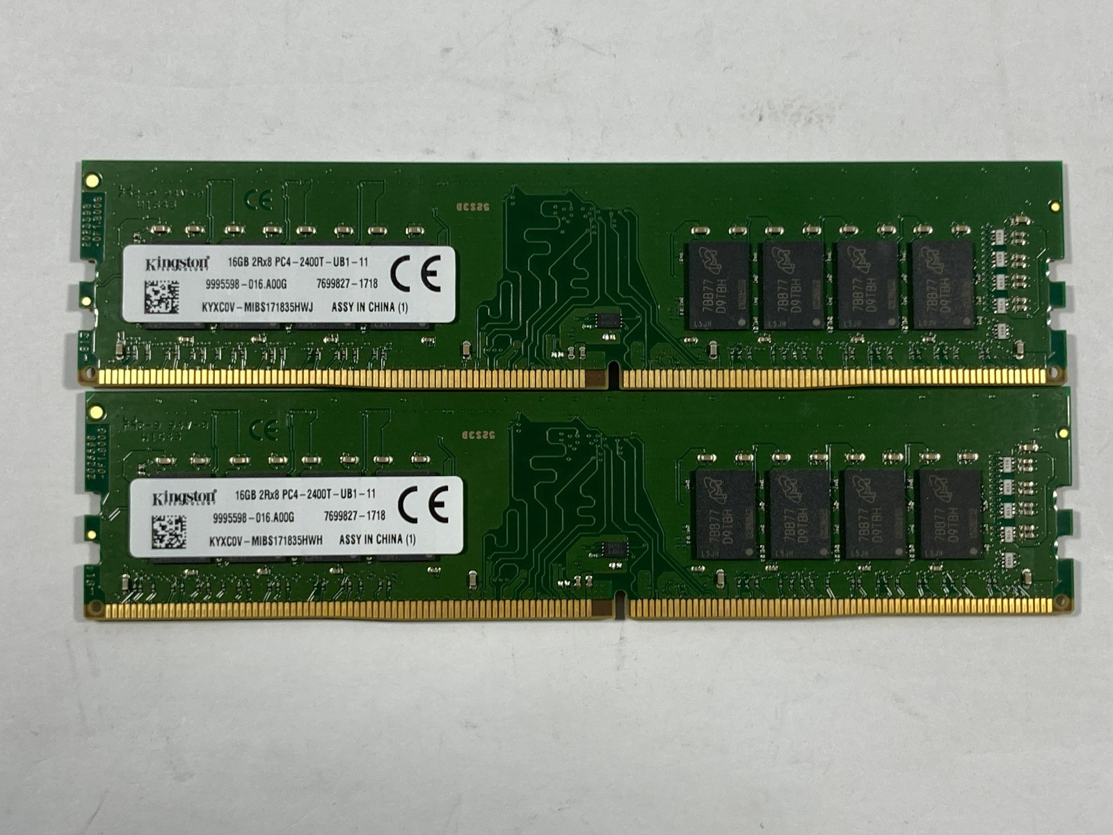 Kingston Technology 32GB (2 x 16) DDR4 RAM UDIMM 2400MHz Computer Memory