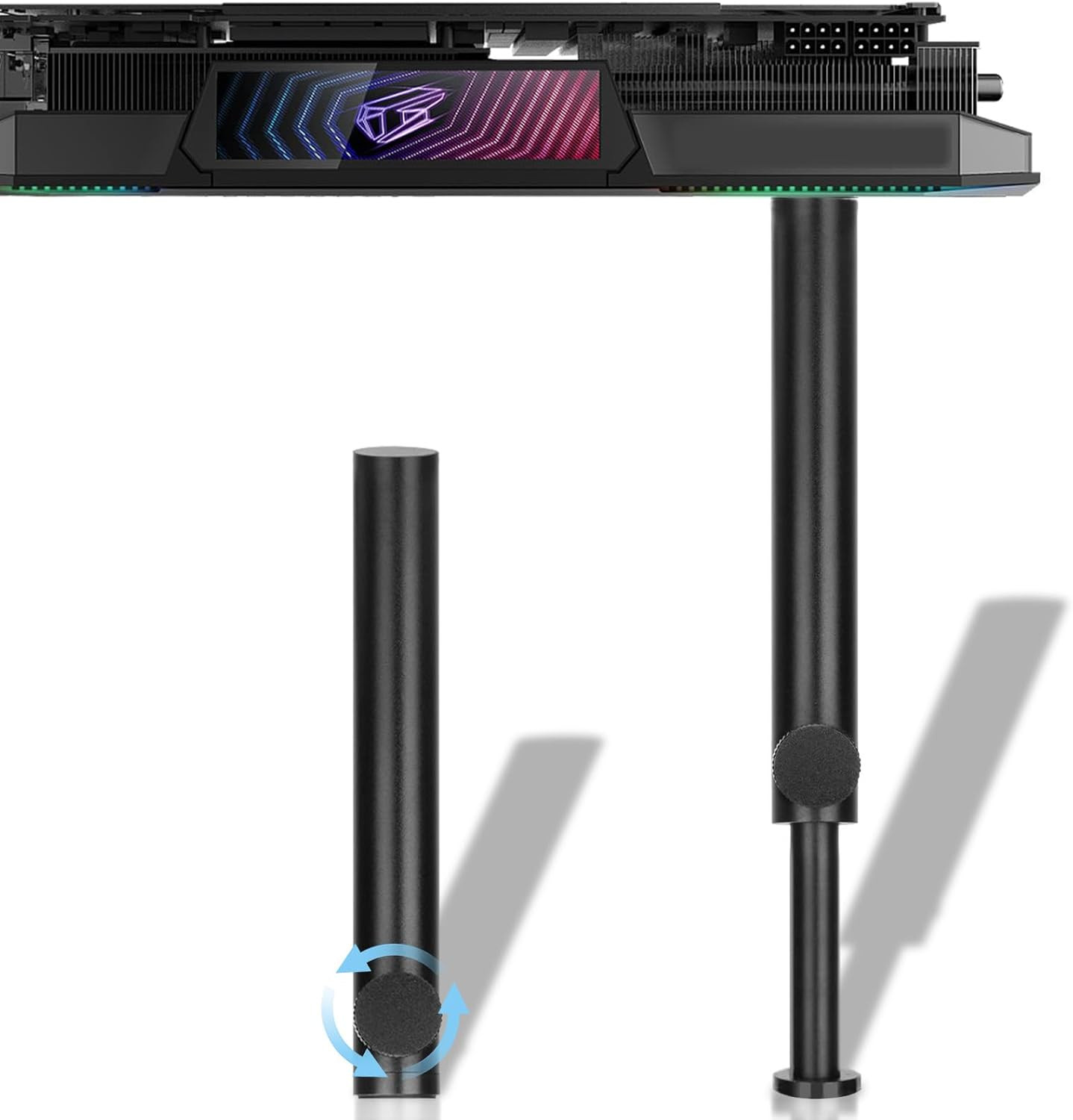 Tall GPU Support Bracket - Heavy Duty Adjustable GPU anti Sag Holder & Support