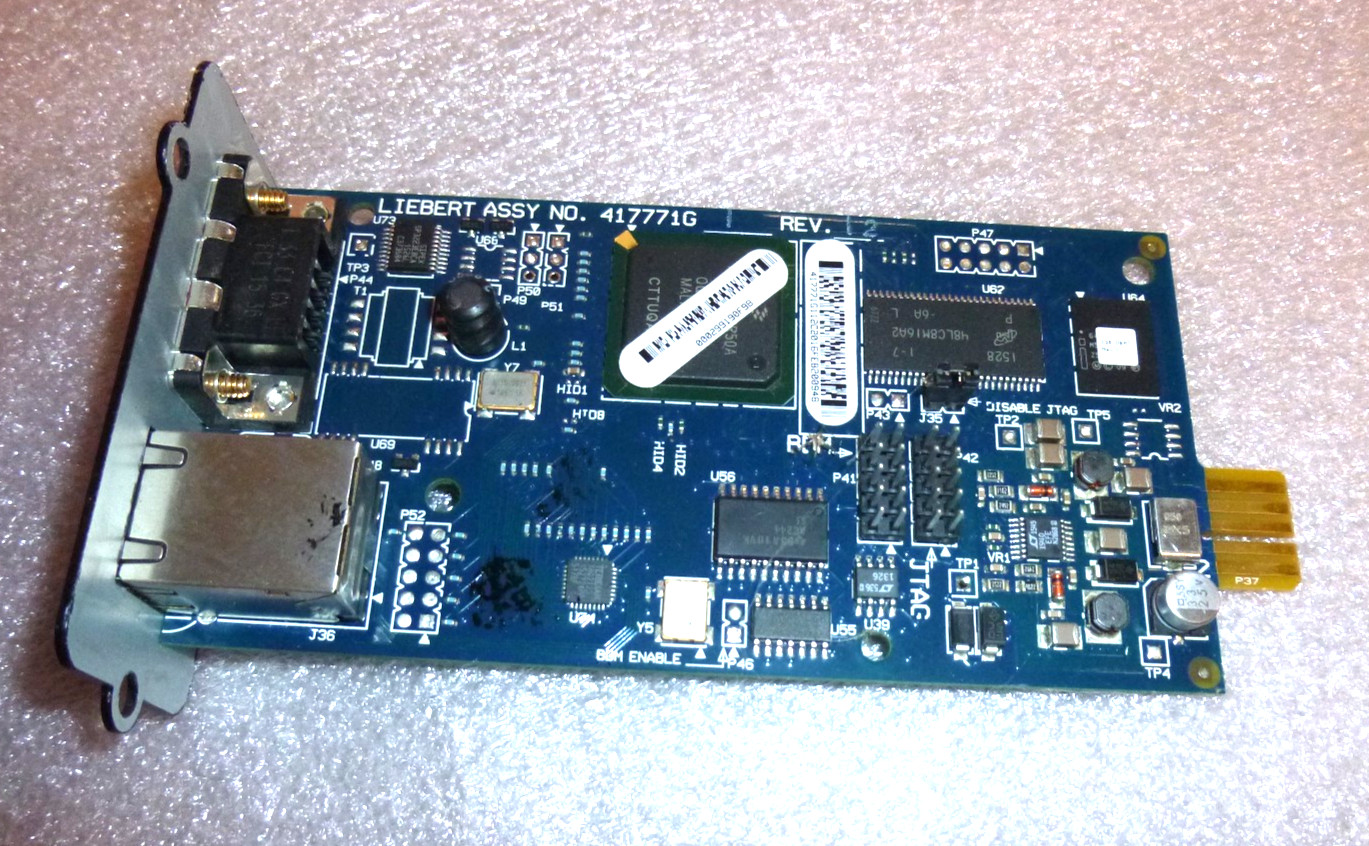 Emerson Liebert IS-WEBCARD IntelliSlot Web Management Card 417771G