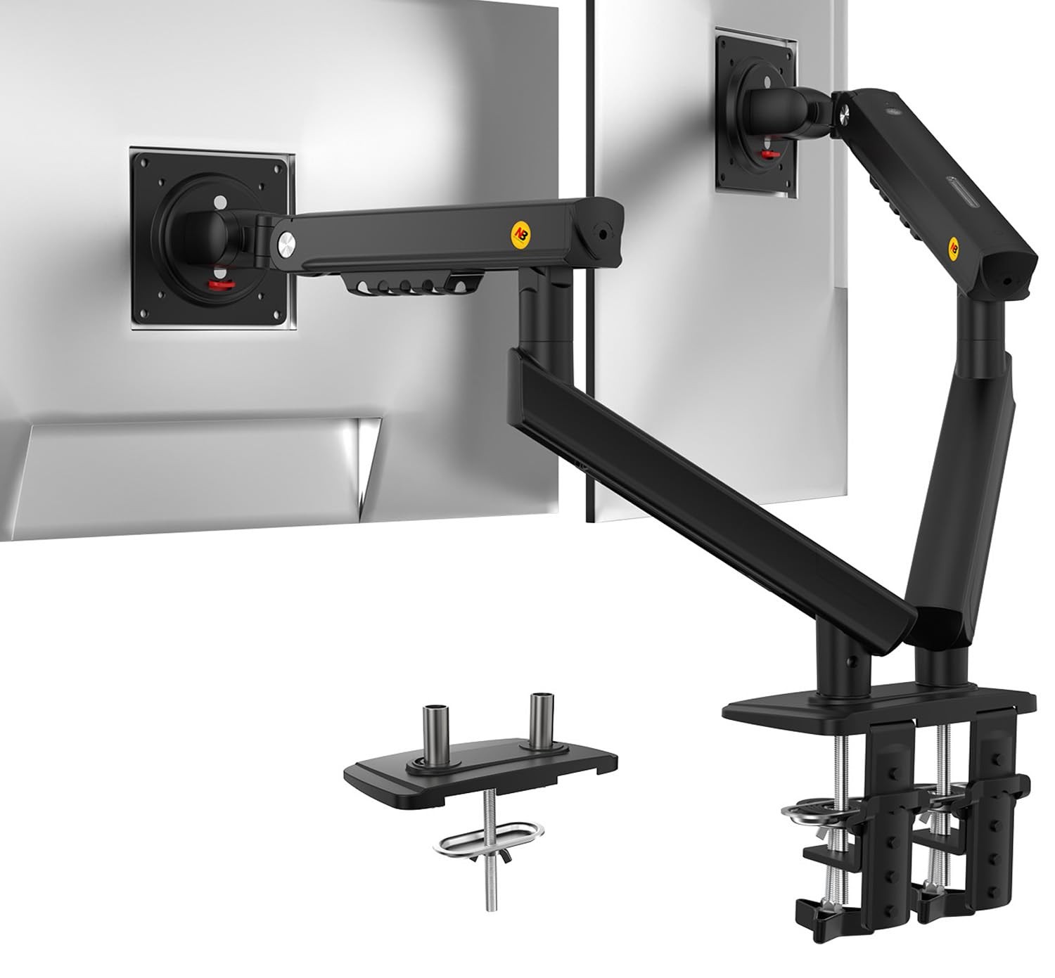 NB SmooVex™ Single Computer Monitor Mount, Monitor Stand fits up to 32 Inch, ...