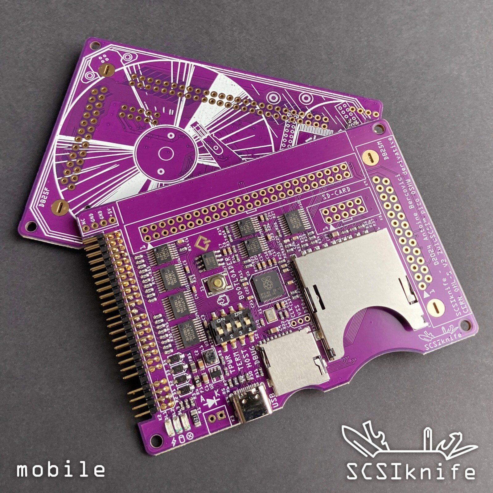 SCSIknife mobile - ZuluSCSI™ & BlueSCSI compatible SCSI hard drive Emulator