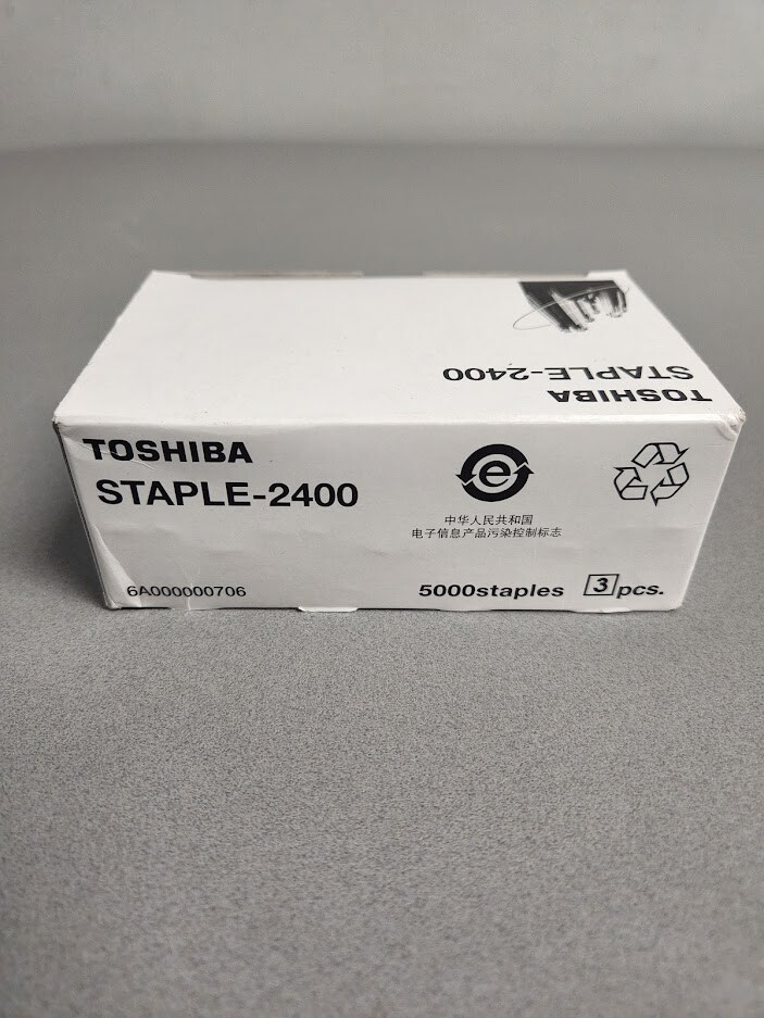 Toshiba STAPLE-2400 (STAPLE 2400) Staple Cartridge, Box of 3