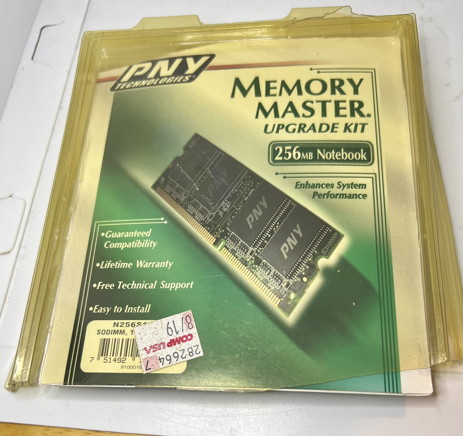 PNY Technologies Memory Master Upgrade Kit 256MB100  Computer Desktop