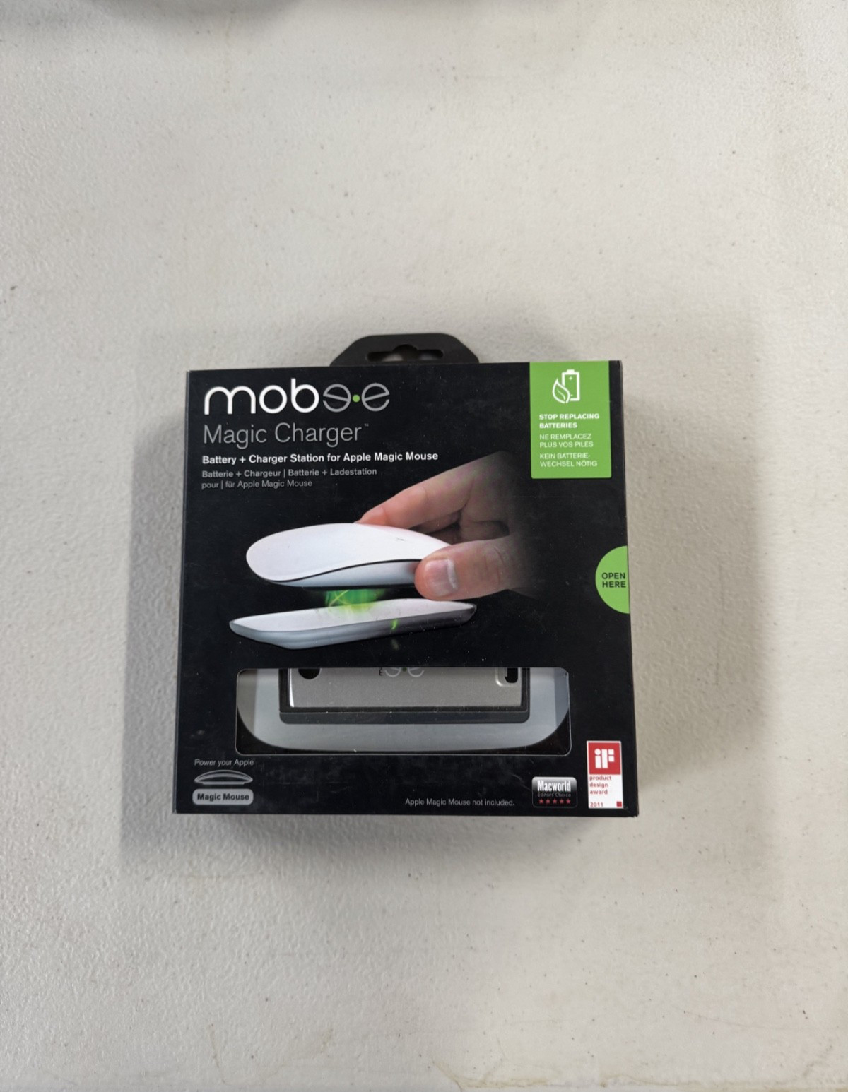 Mobee Magic Charger for Apple Magic Mouse – New / Never Opened