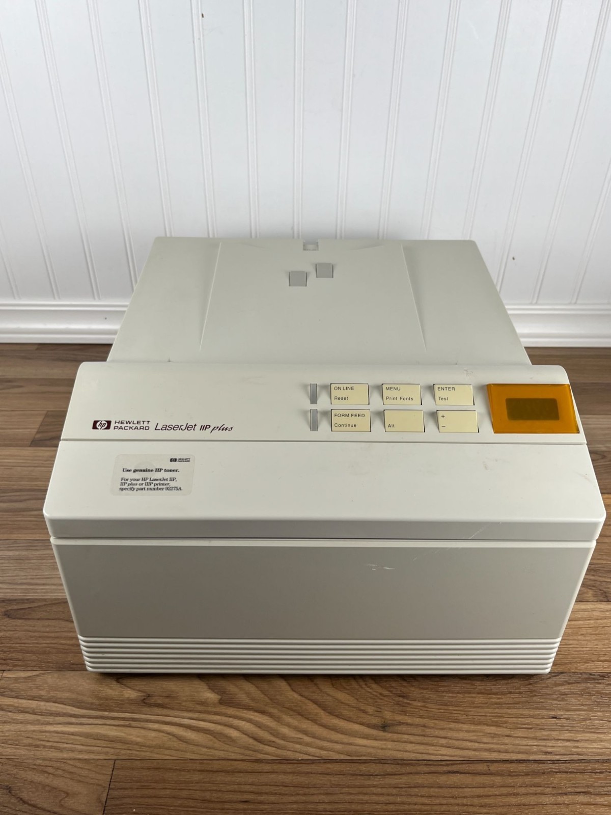RARE 1991 Vintage HP LaserJet IIP Plus Laser Printer C2007A PARTS READ