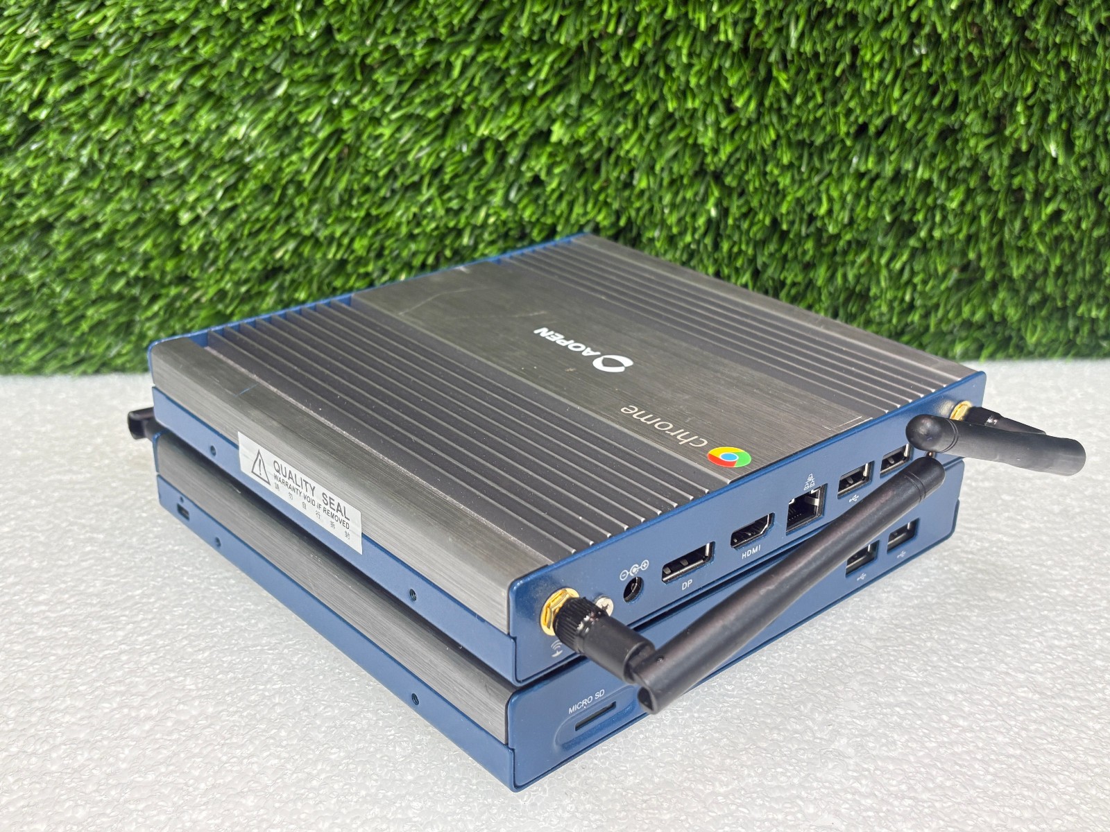 LOT OF 2 | Chrome Aopen 91 / DE3255 Digital Engine Chrome Box PC Only - Blue