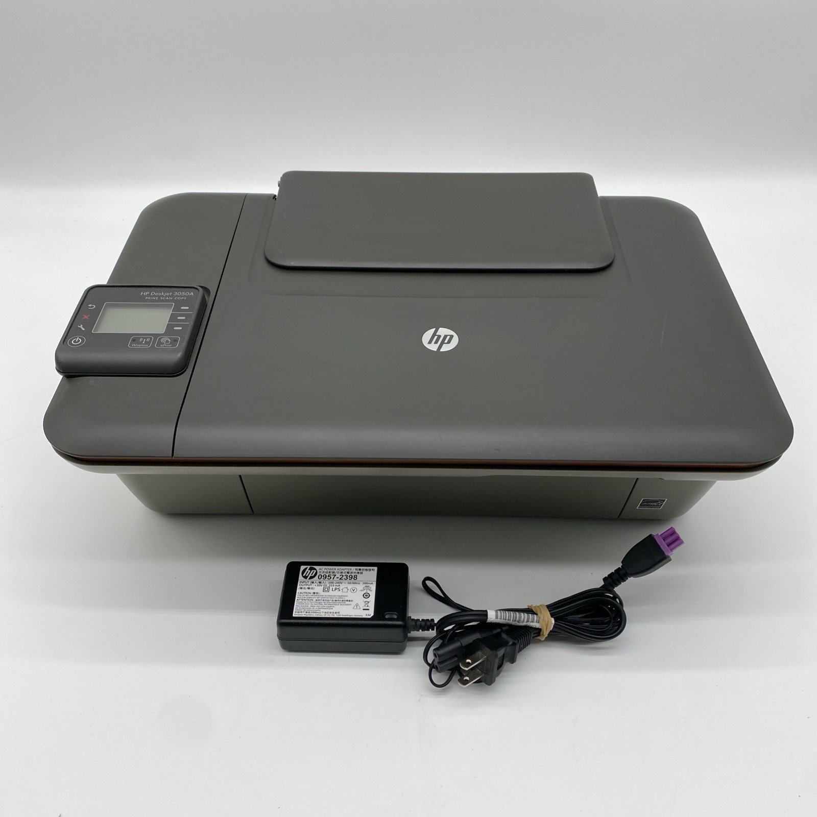 HP Deskjet 3050A All-In-One Printer J611 Print Scan Copy Tested Works Ink 80%