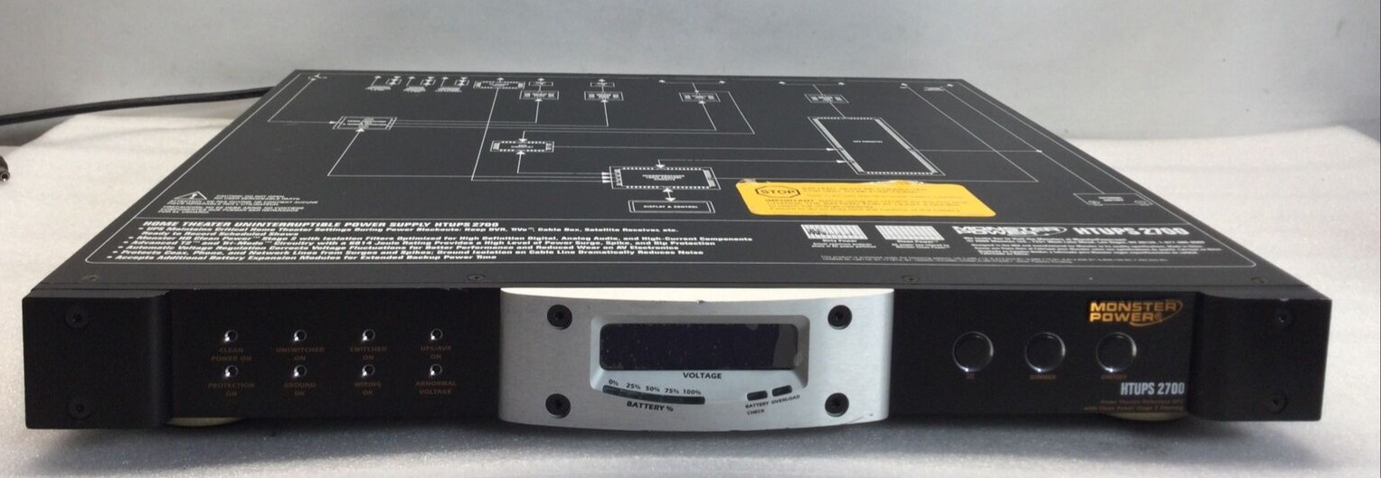 Monster Power HTUPS 2700 Home Theater Surge Protection. For Part.