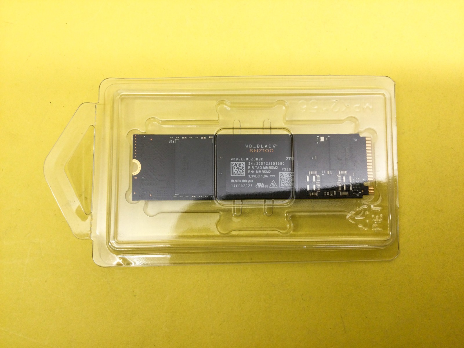 WD BLACK SN7100 2TB NVMe PCIe 4.0 M.2 2280 Internal Gaming SSD WDBELG0020BBK New
